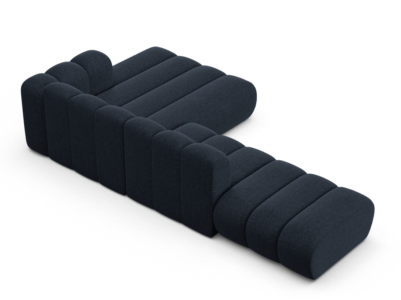 Modulares Ecksofa Cirleve 105 (Eden 16 Deep Blau)