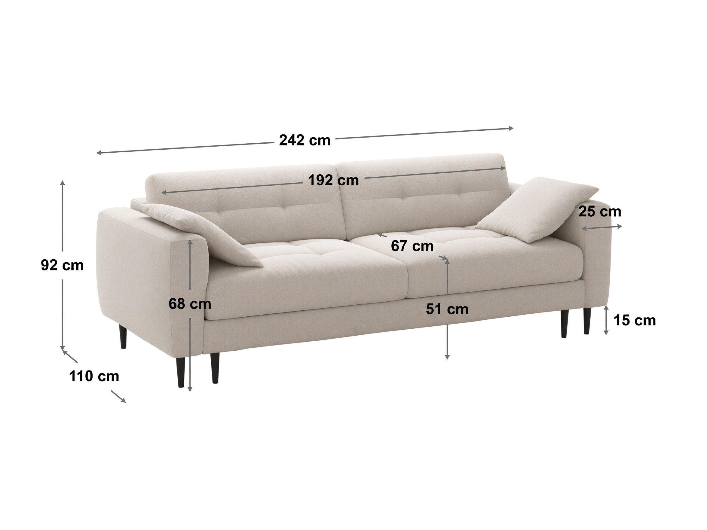 Schlafsofa Sermoro 111 (Salvador 01)
