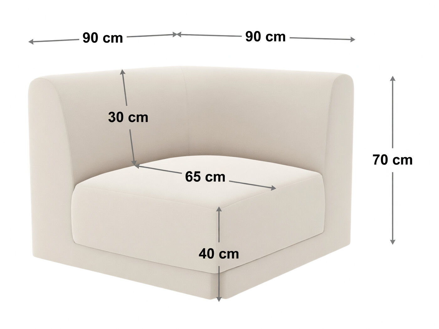 Modulare Sitzgruppe Tivlomi 103 (Bluvel 77)