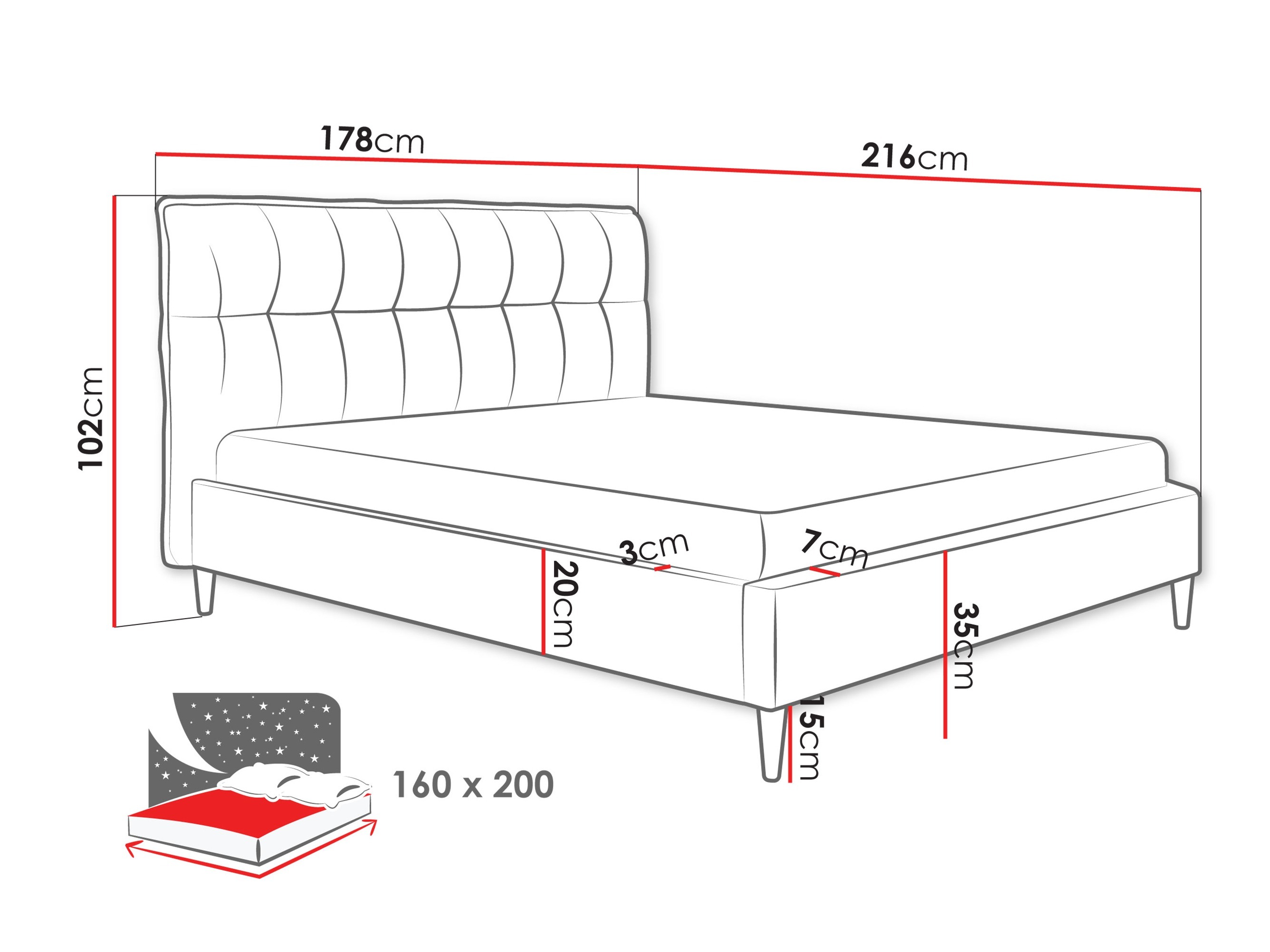 Bett SD2870