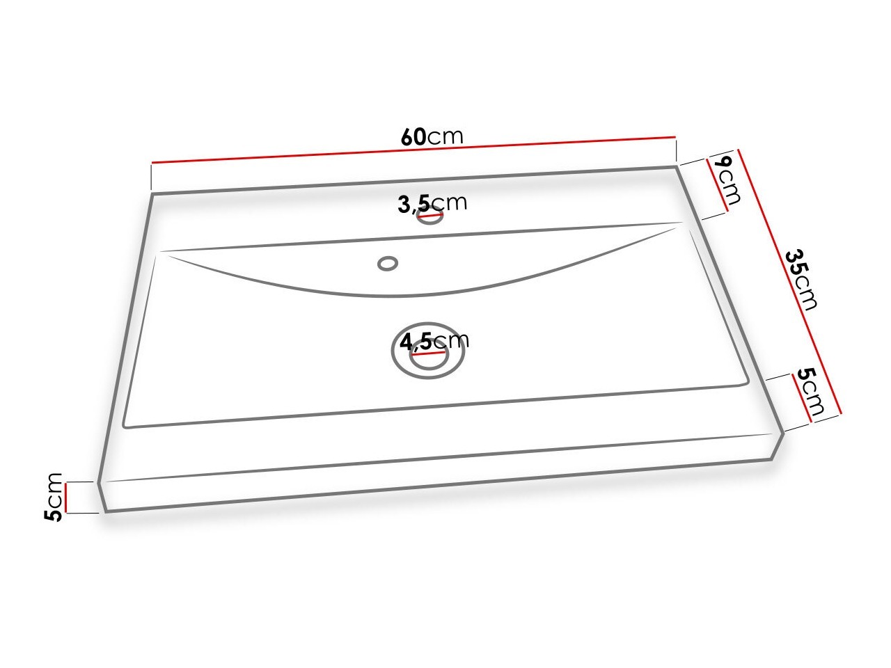 Badezimmer-Set Sarasota 108 (Matera grau + Kastanienholzoptik)