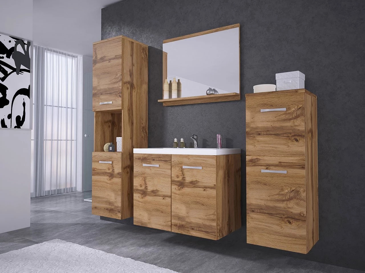 Badezimmer-Set Sarasota 108 (Wotan-Eiche)