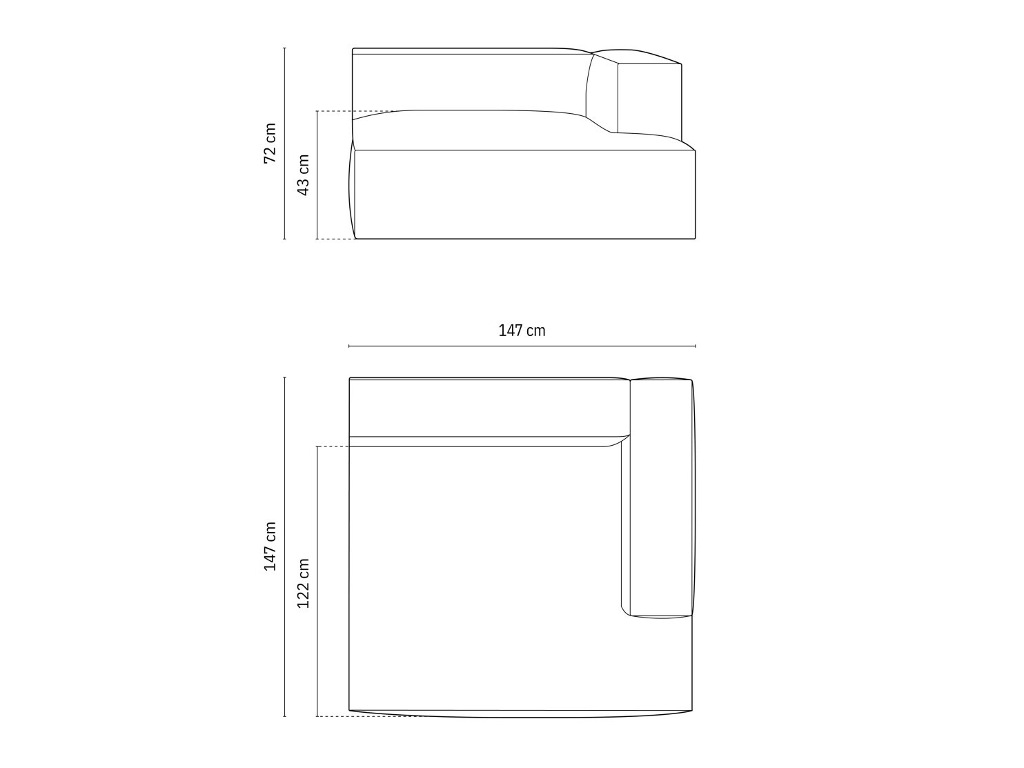 Modulare Sitzgruppe Sonsore 105 (Liberty 05)