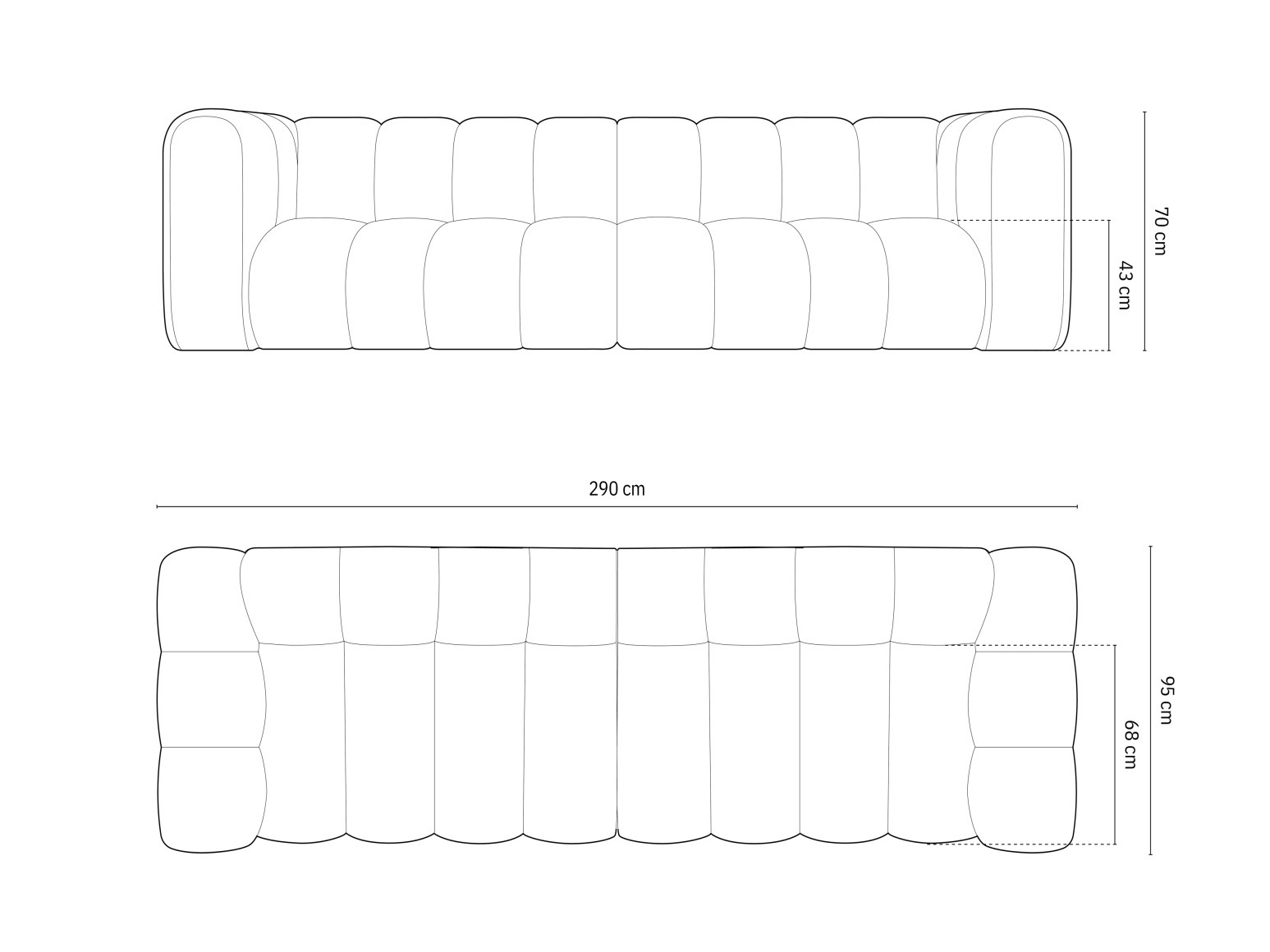 Modulares Sofa Cirleve 100 (Venus 2933)