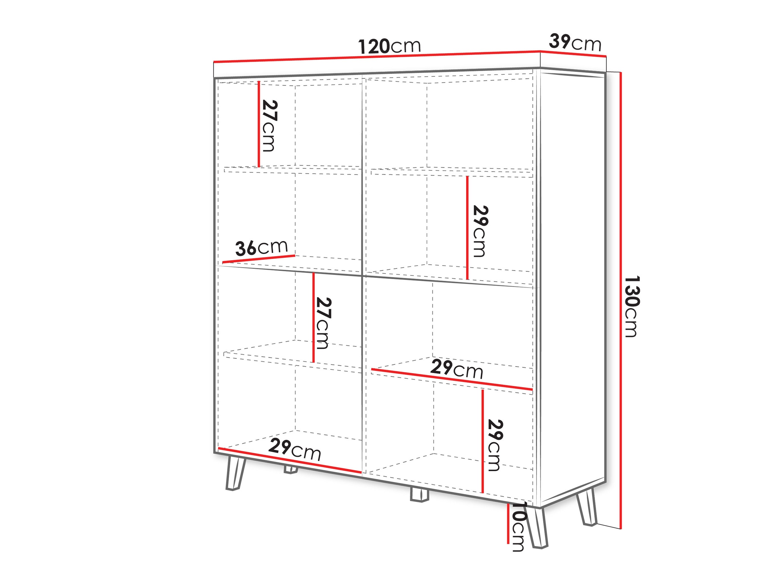 Sideboard Levtive 100 (Weiss)