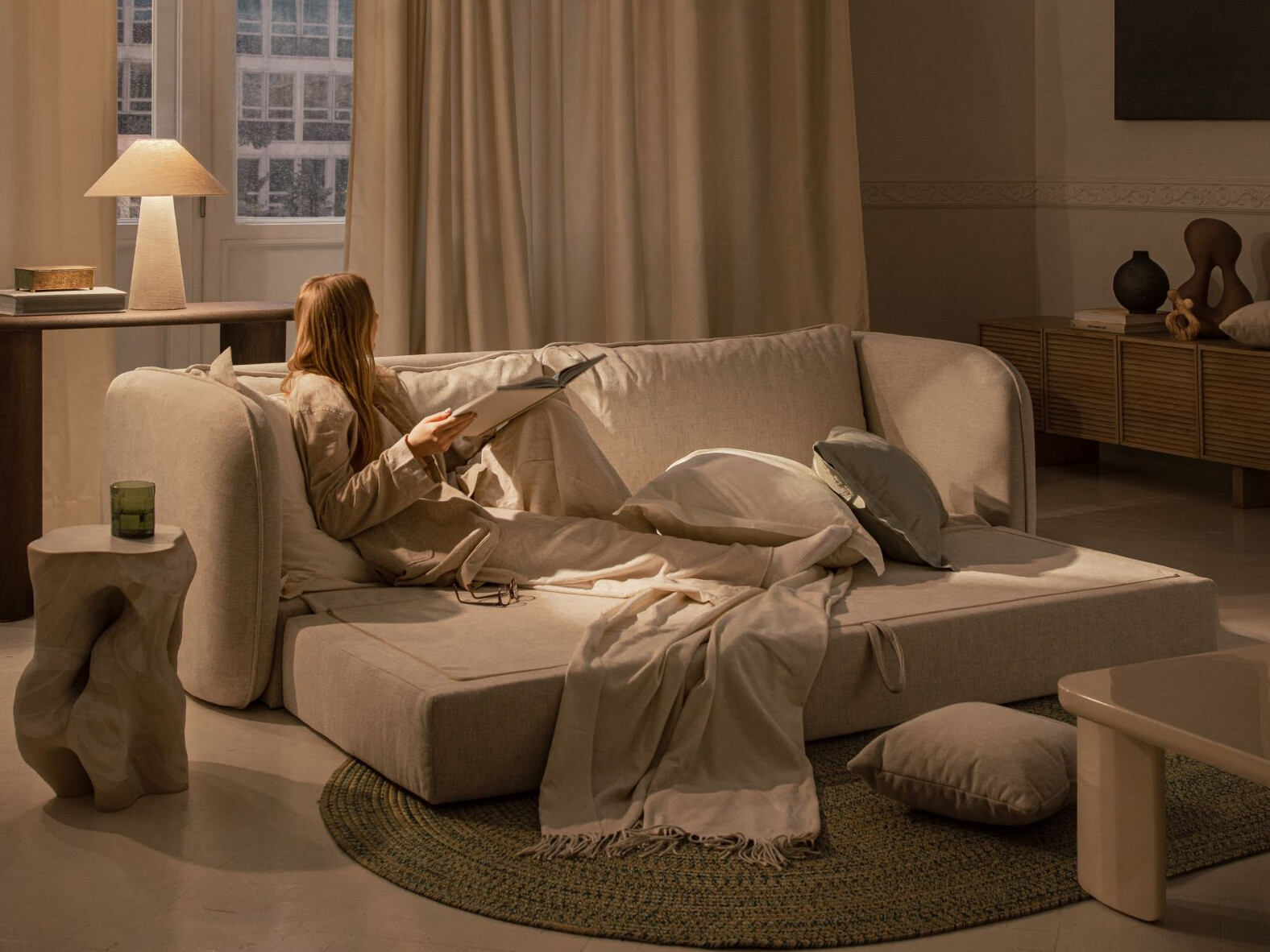 Schlafsofa Beckley 358 (Moly 02)