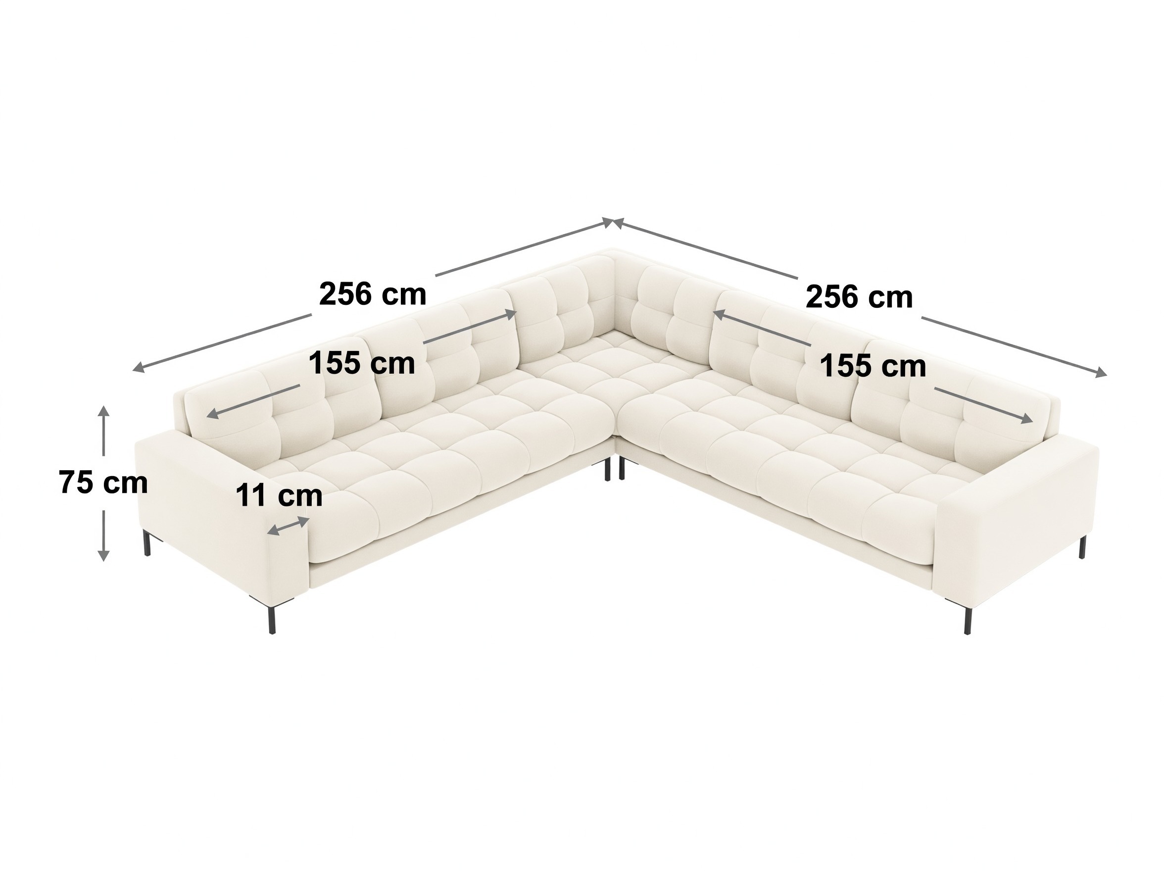 Ecksofa Lormelo 123 (Neve 80)
