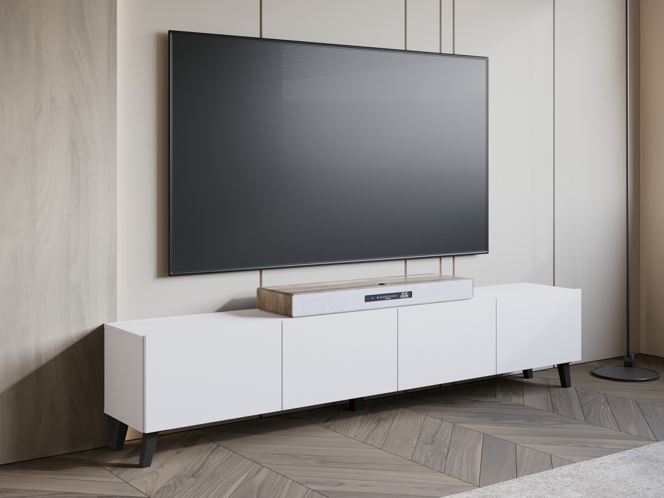 TV-Möbel Levtive 101 (Weiss)