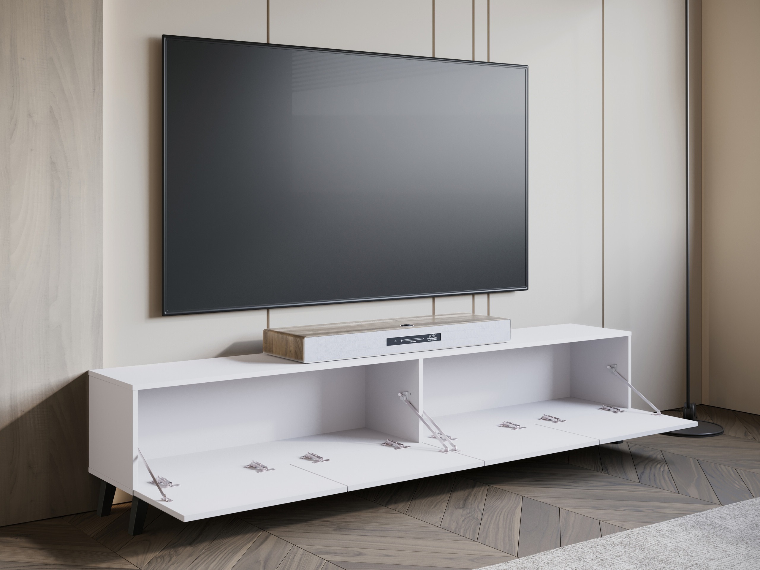 TV-Möbel Levtive 101 (Weiss)