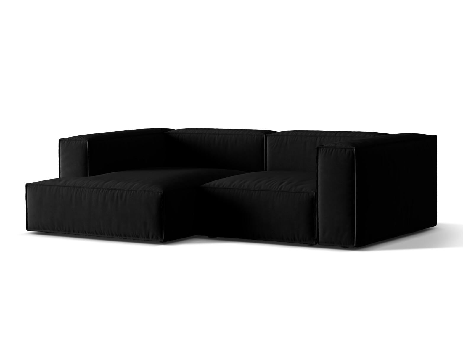 Modulares Ecksofa Sonsore 113 (Paris Black)