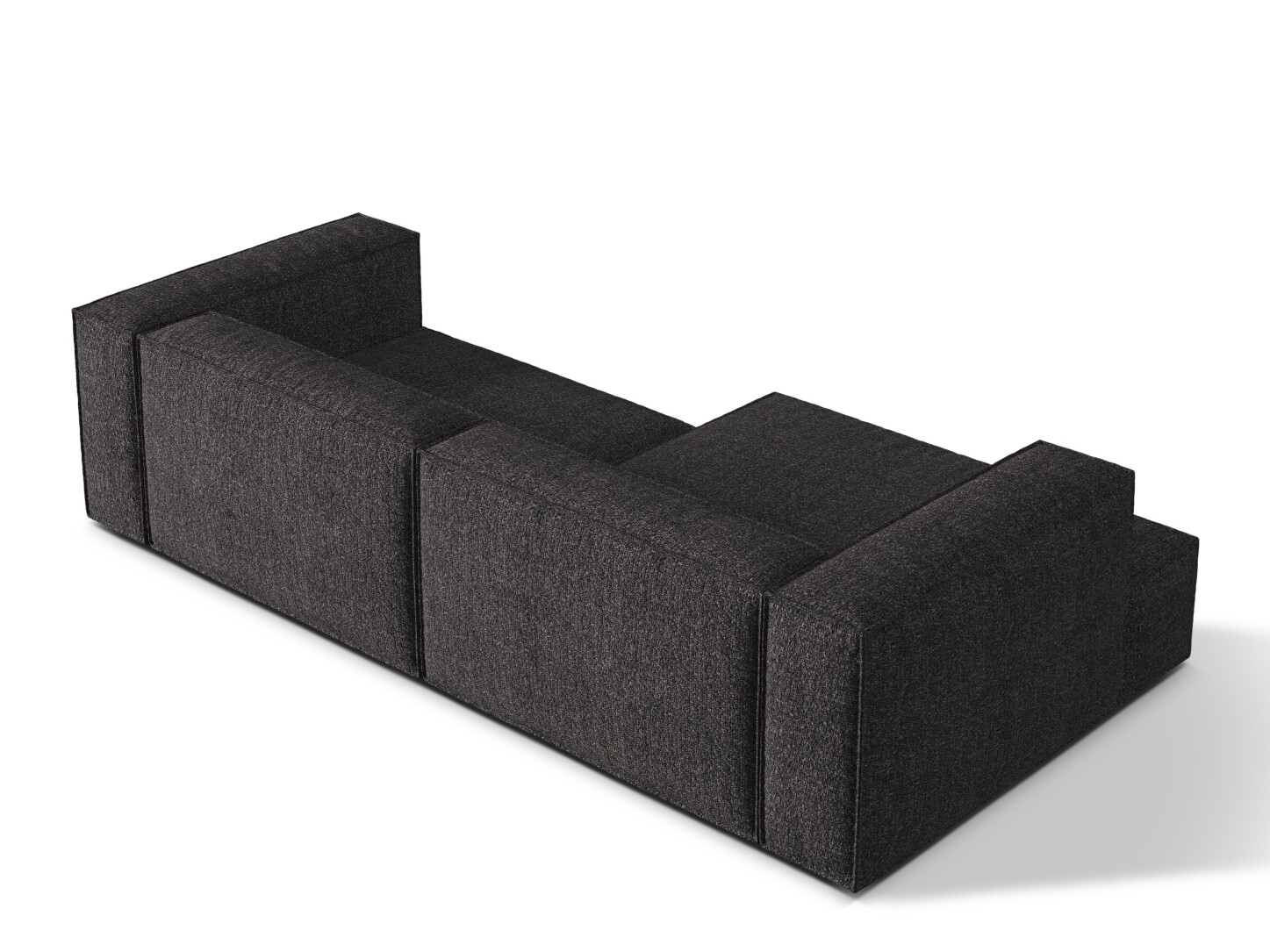 Modulares Ecksofa Sonsore 114 (Monet Anthracite)