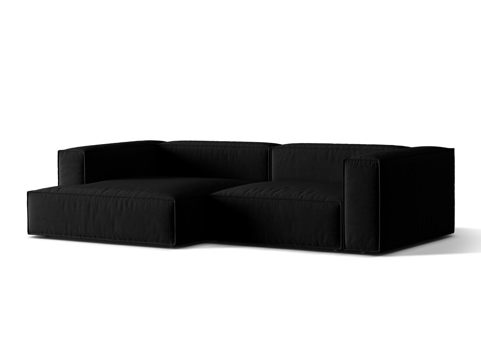 Modulares Ecksofa Sonsore 114 (Paris Black)