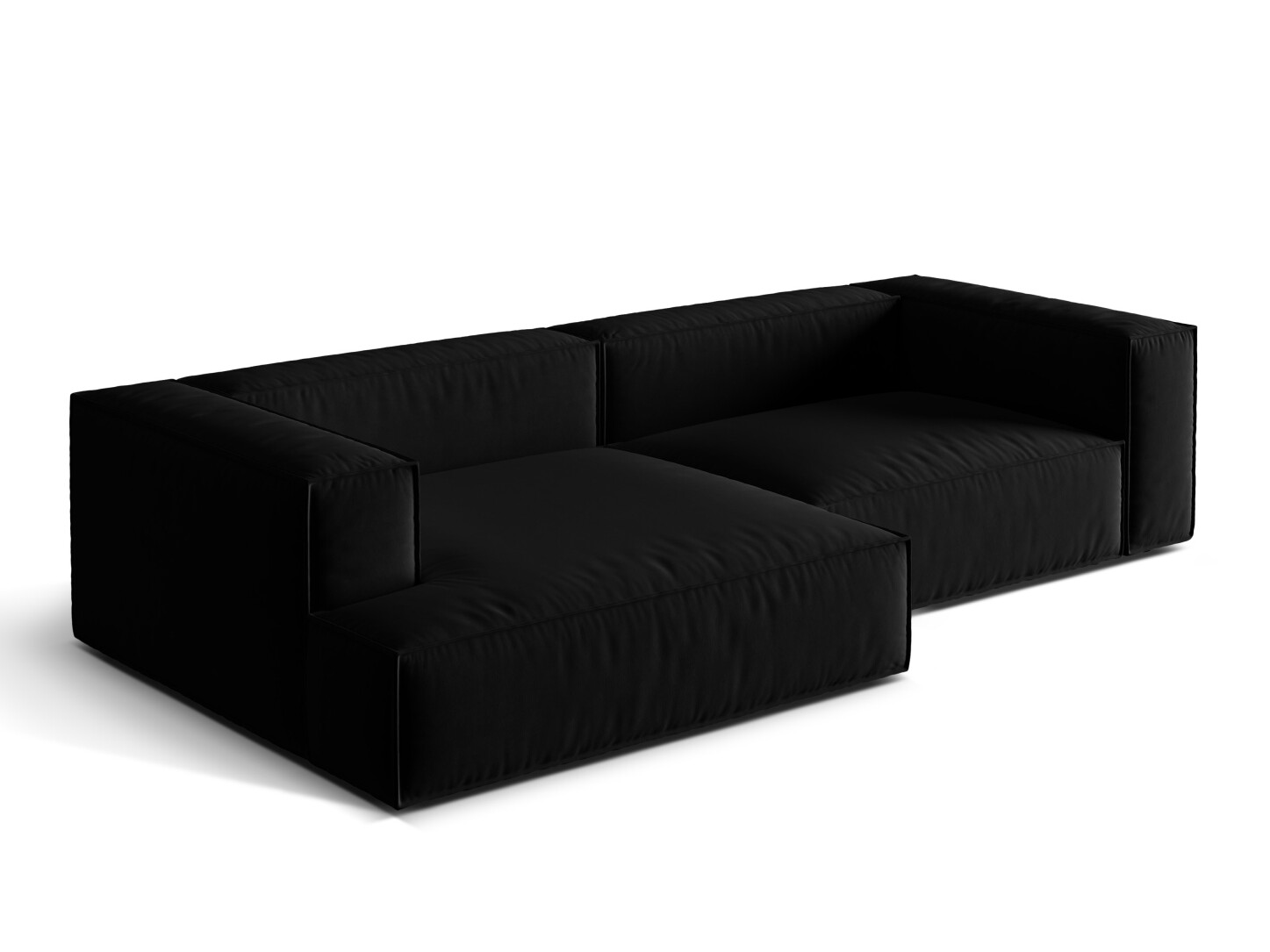 Modulares Ecksofa Sonsore 114 (Paris Black)
