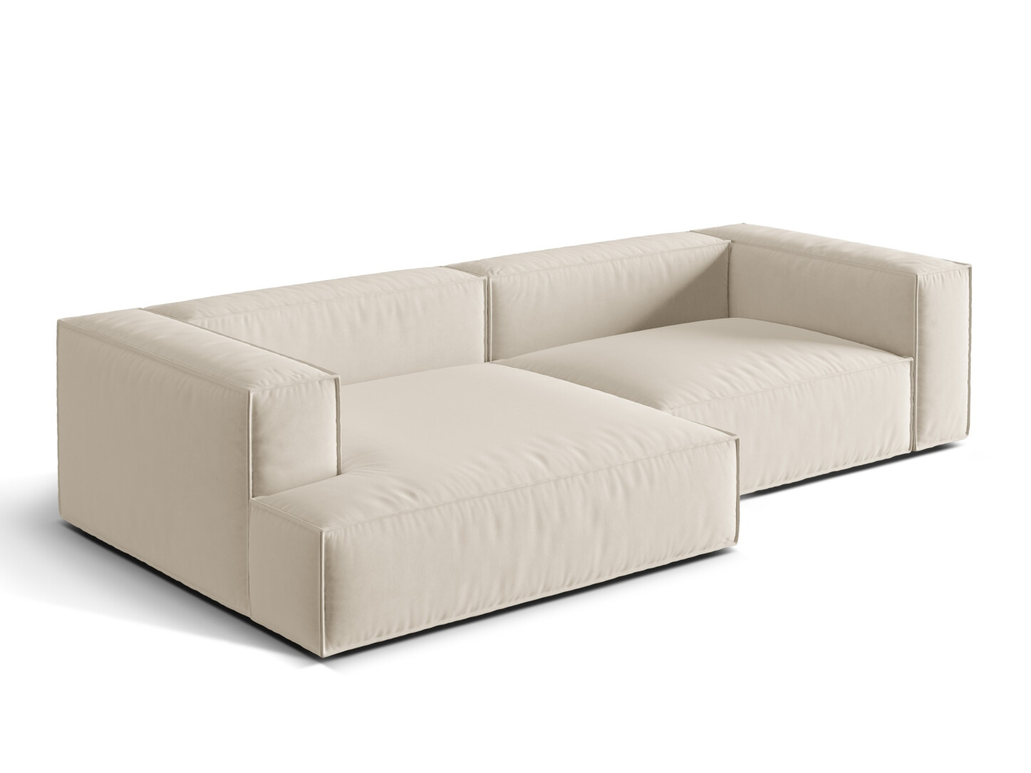 Modulares Ecksofa Sonsore 114 (Paris Cream)