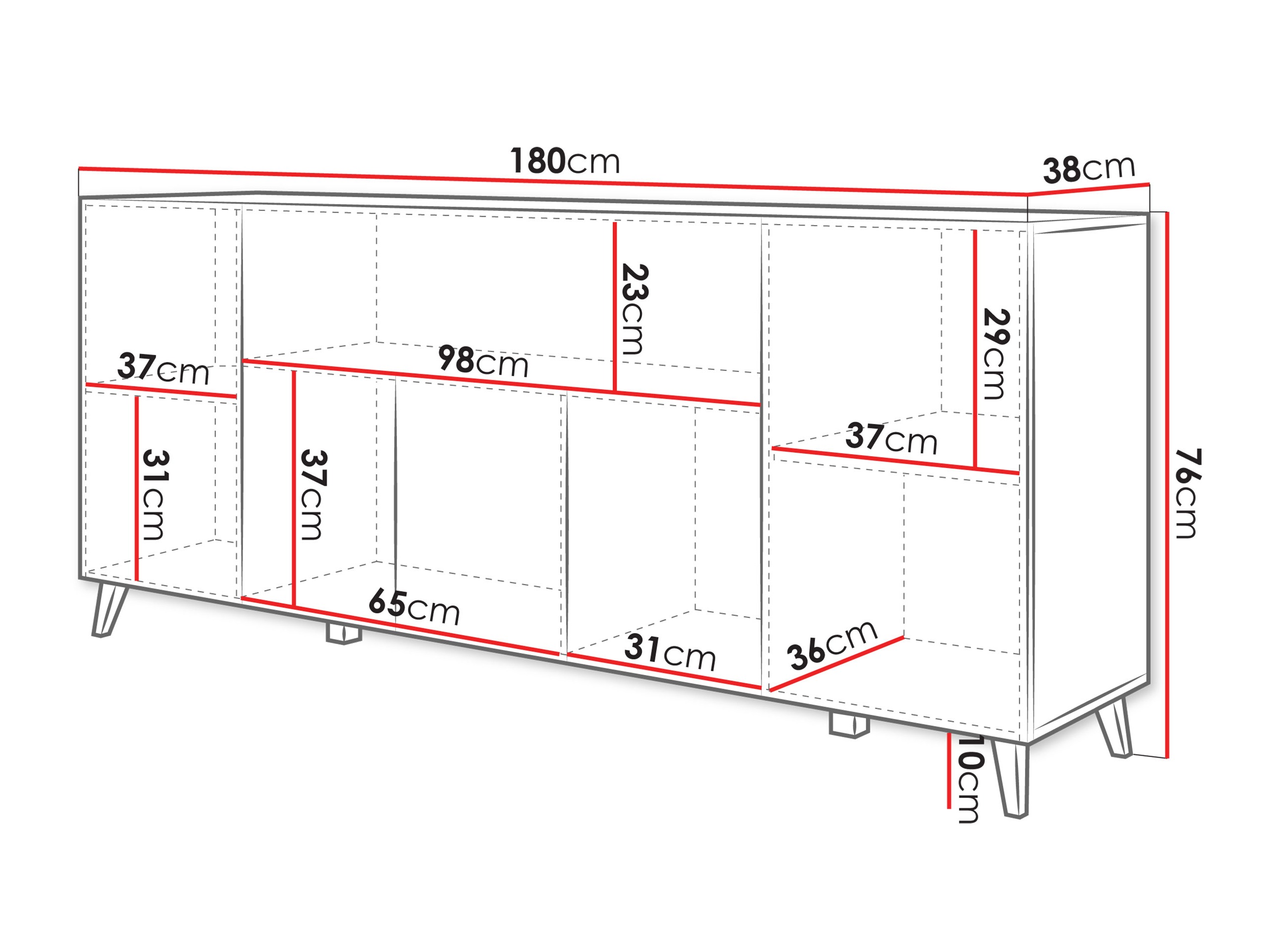 Sideboard Levtive 103 (Kaschmir)