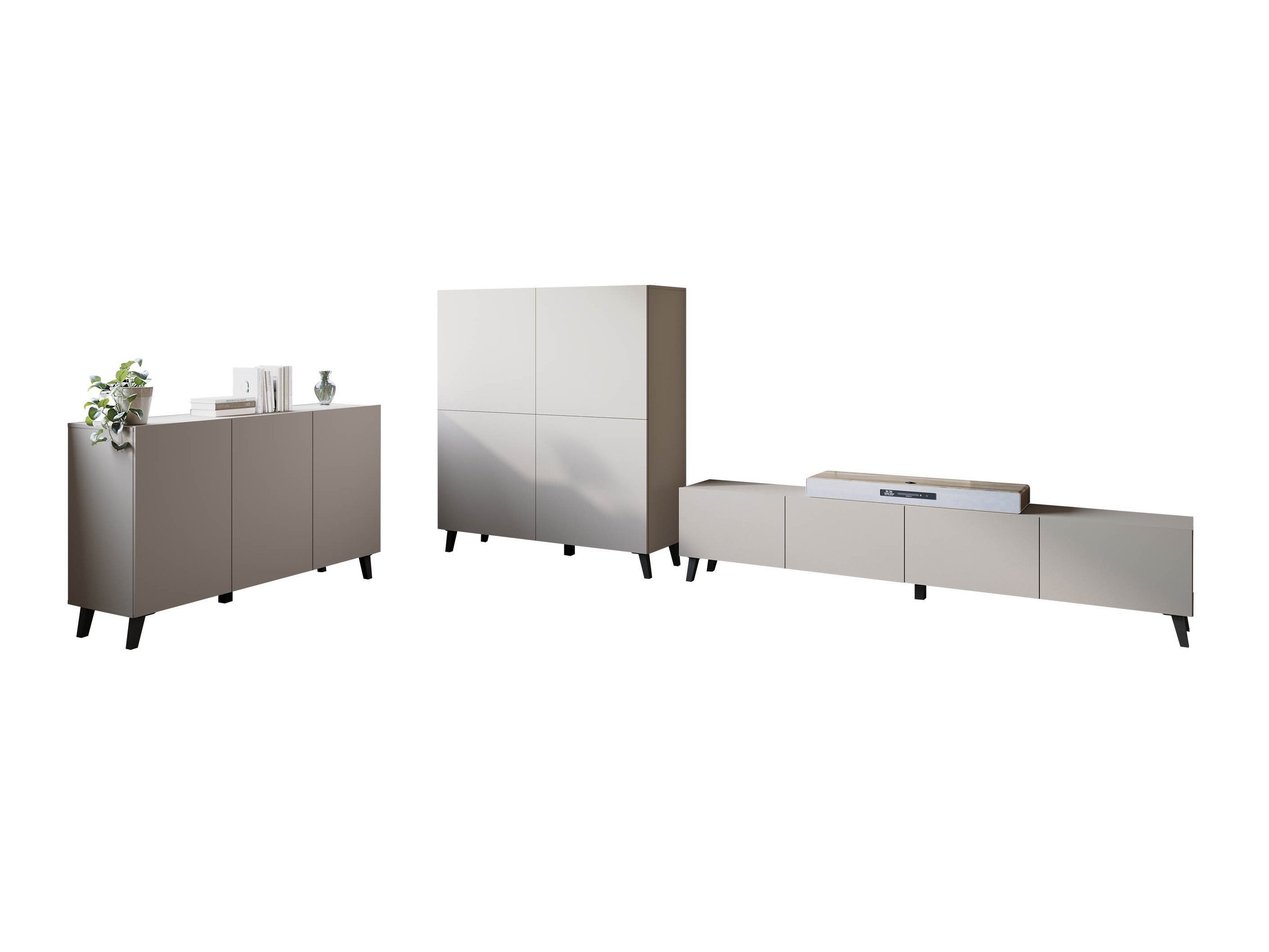 Wohnzimmer-Sets Levtive 105 (Kaschmir)