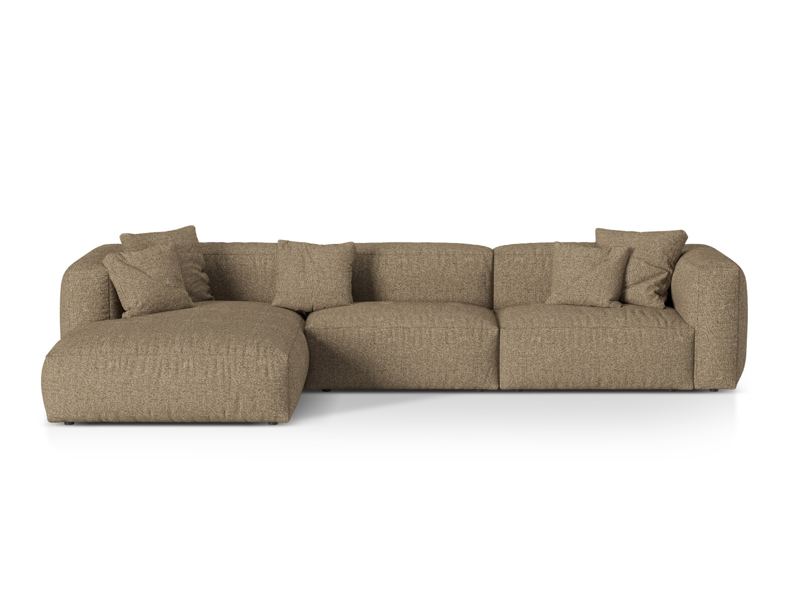 Modulares Ecksofa Sorcoro 120 (Monet Cappucinicht)