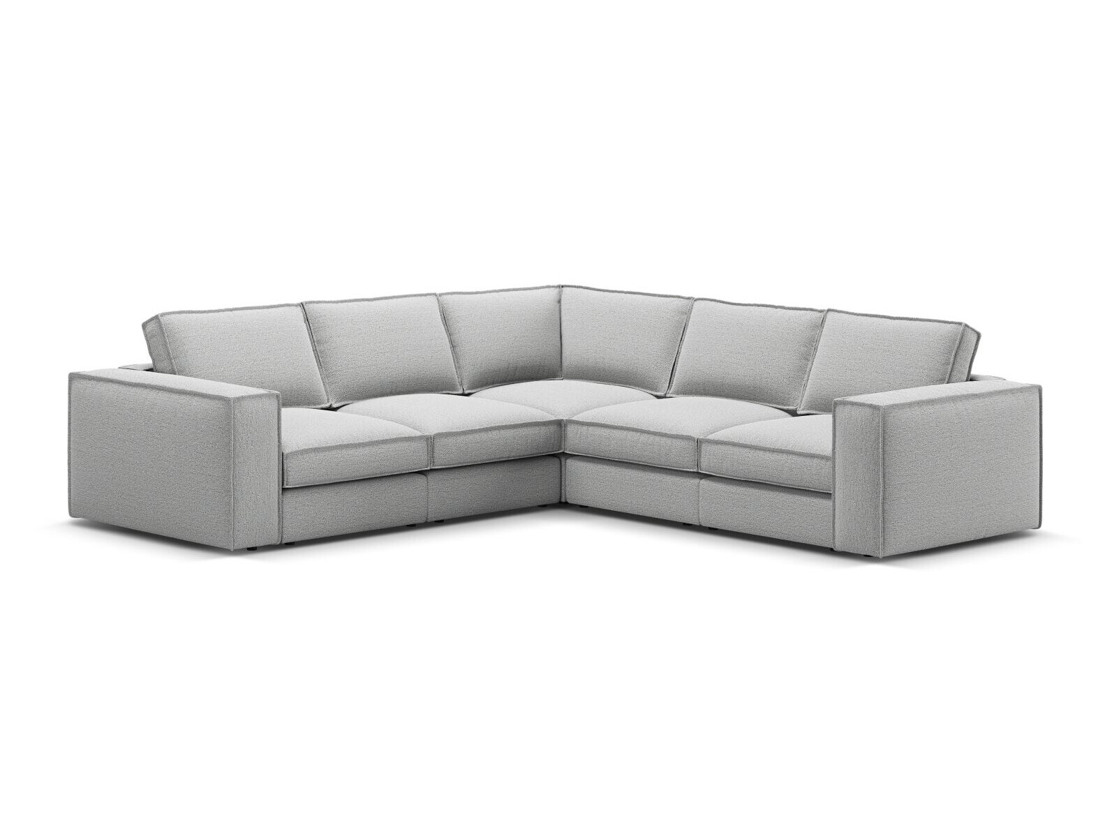 Modulares Ecksofa Dalodei 113 (Babel Light grey)
