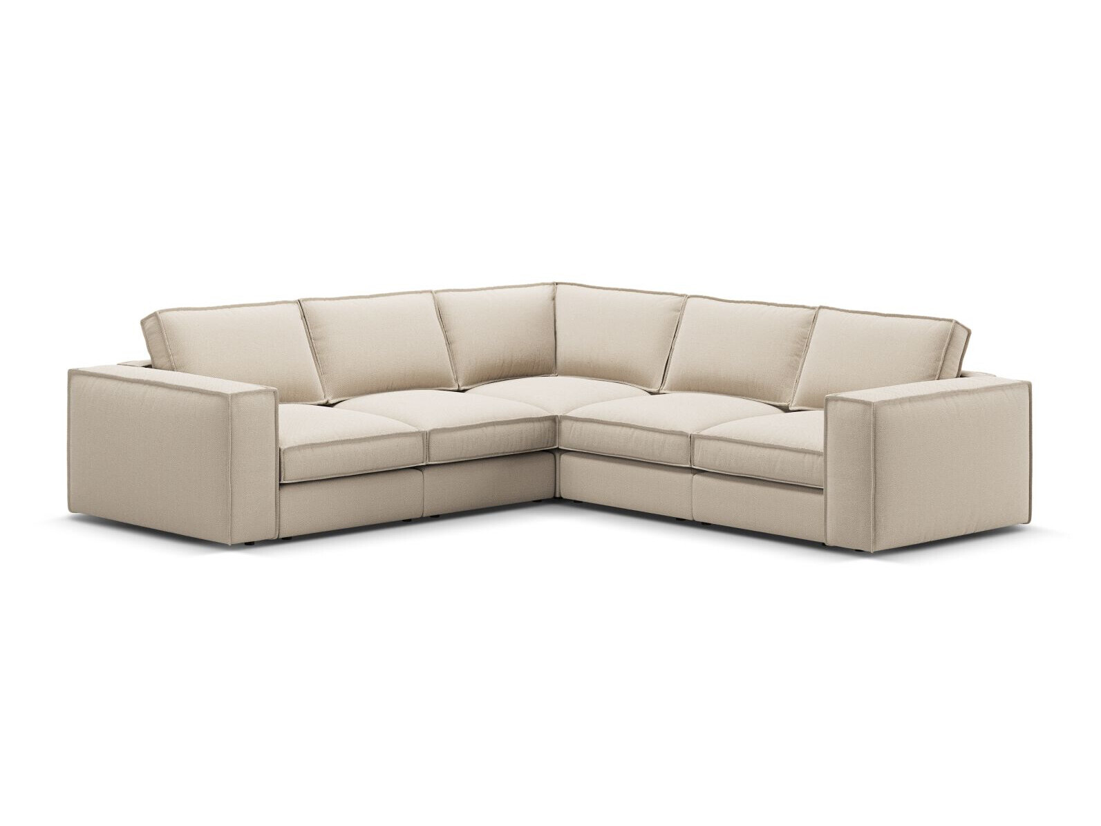 Modulares Ecksofa Dalodei 113 (Babel Toffee)