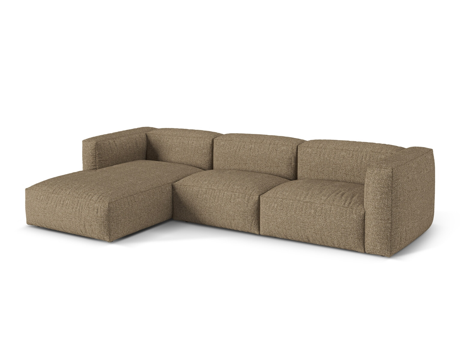 Modulares Ecksofa Sorcoro 120 (Monet Cappucinicht)