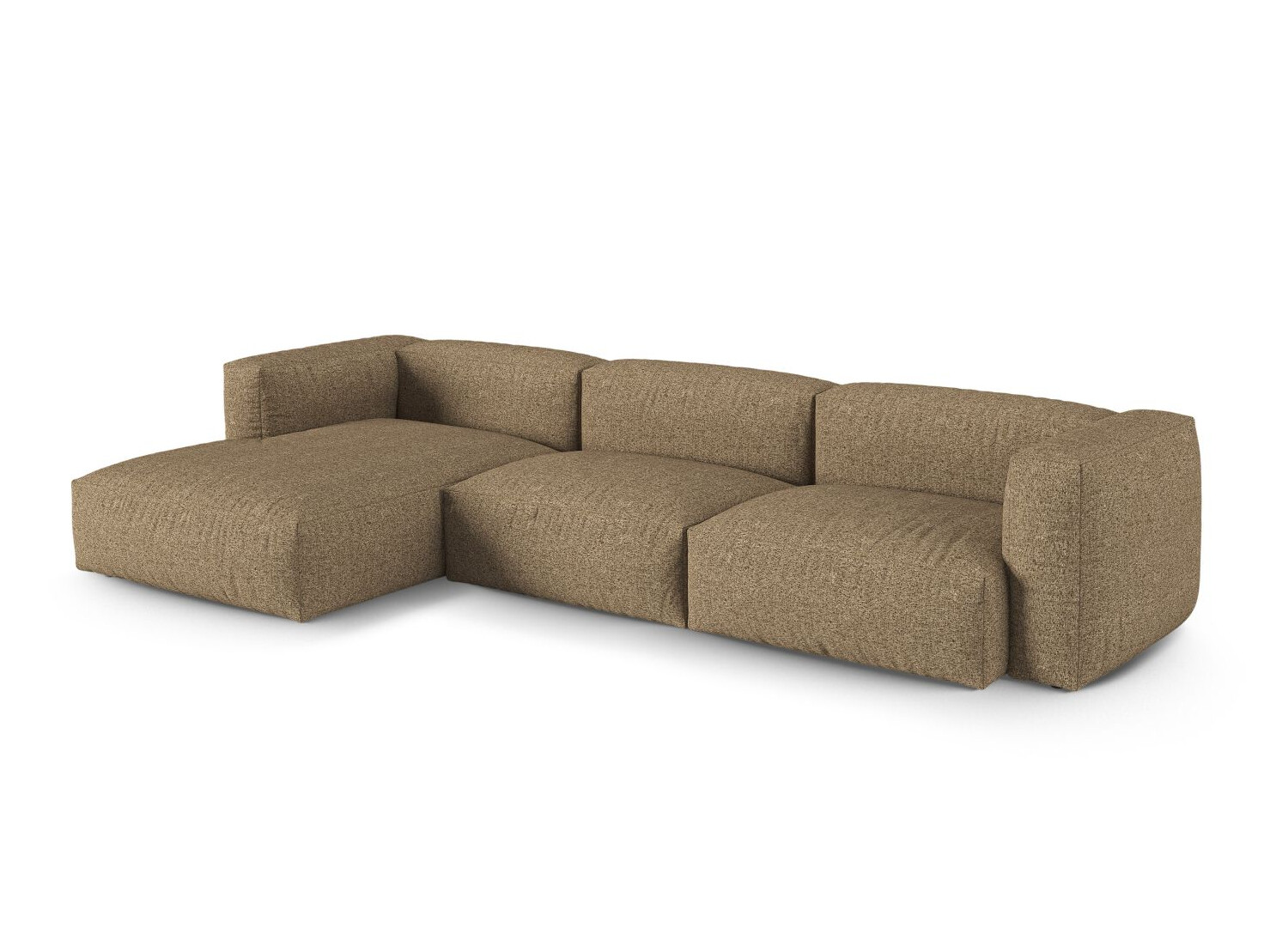 Modulares Ecksofa Sorcoro 121 (Monet Cappucinicht)