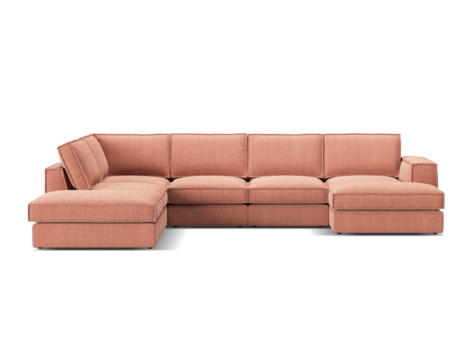 Modulares Ecksofa Dalodei 114 (Babel Red)