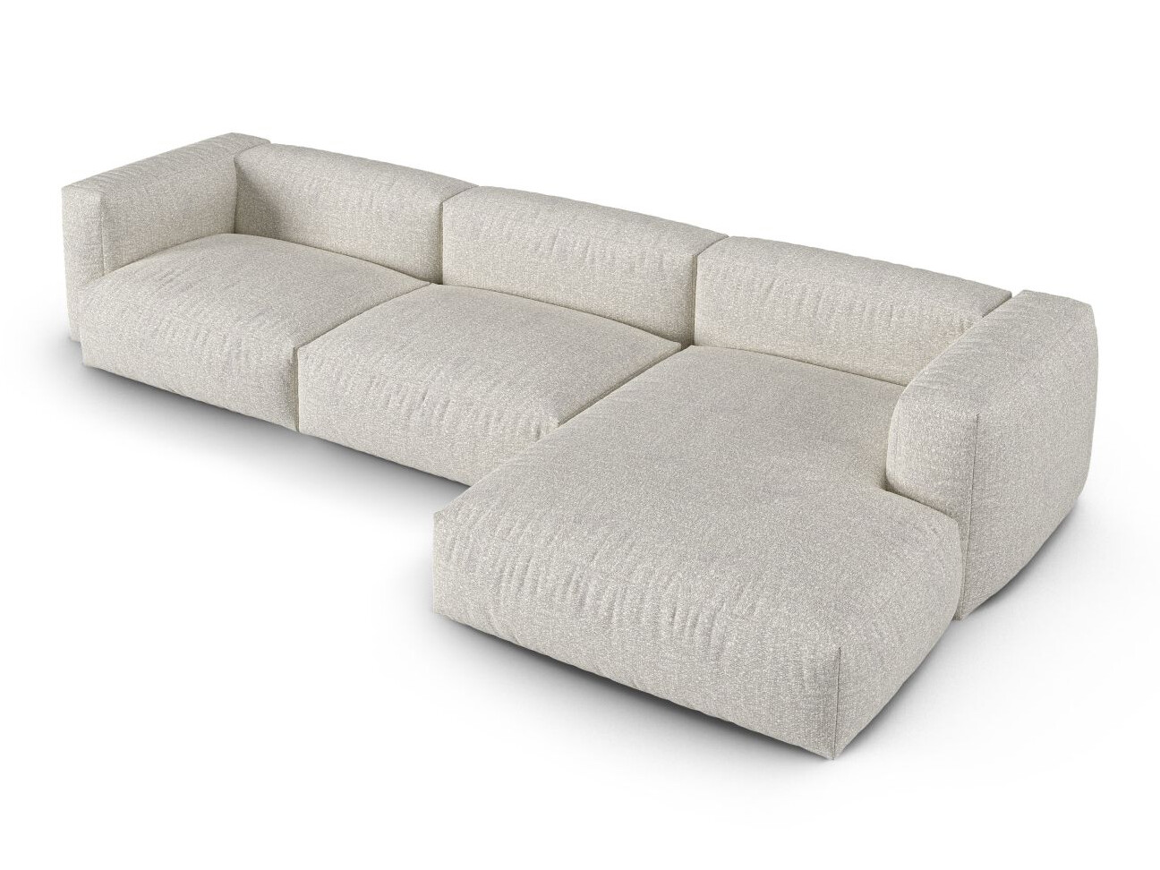Modulares Ecksofa Sorcoro 121 (Monet Pearl)