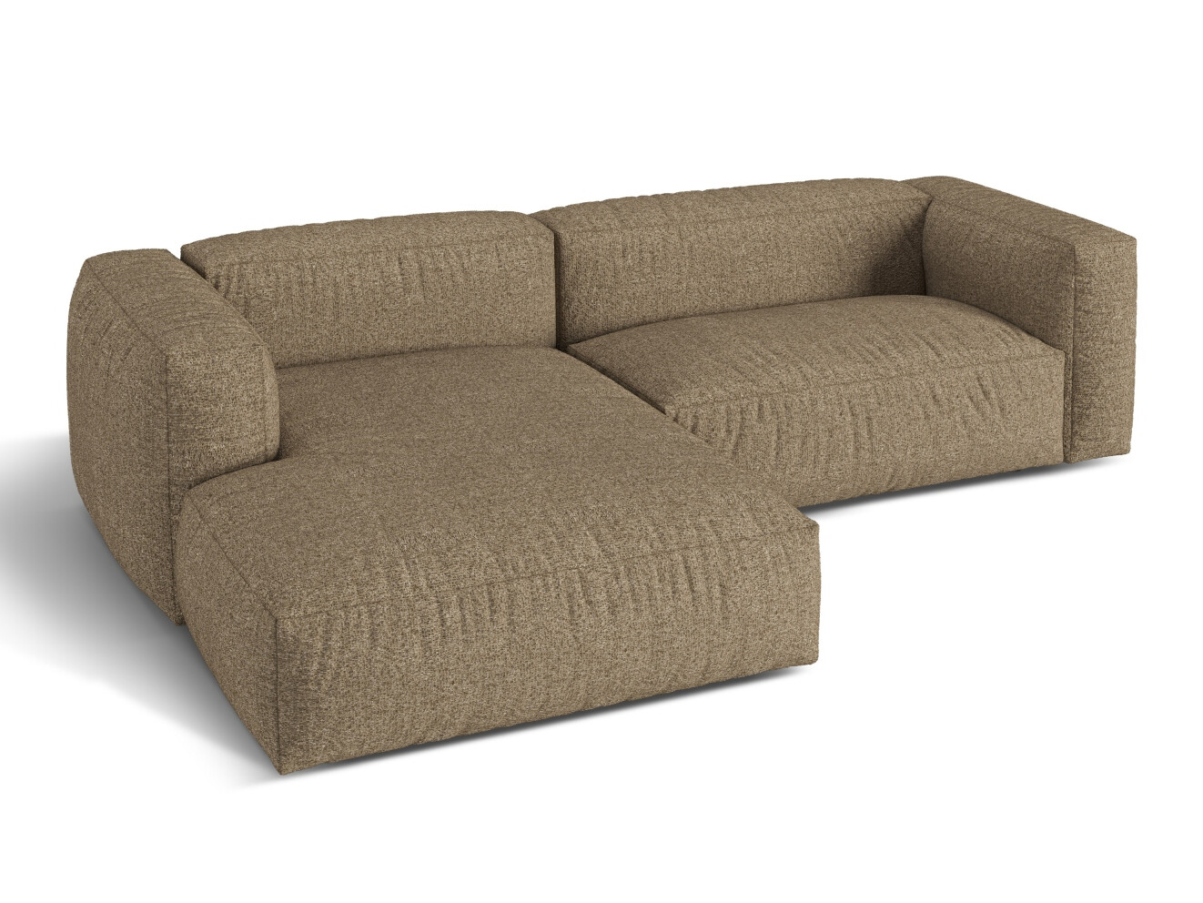 Modulares Ecksofa Sorcoro 122 (Monet Cappucinicht)