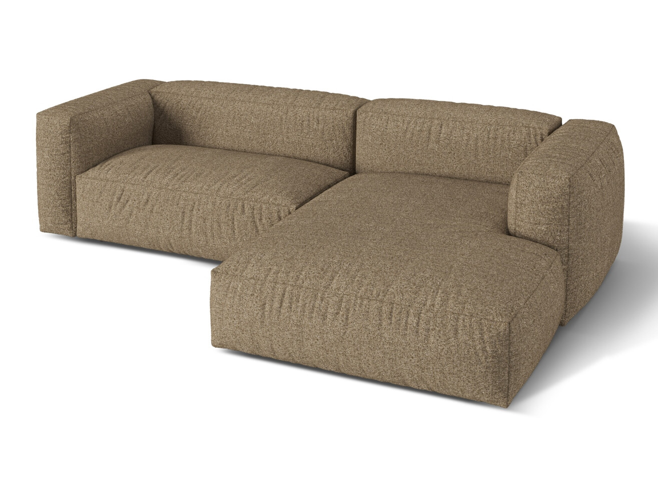 Modulares Ecksofa Sorcoro 122 (Monet Cappucinicht)