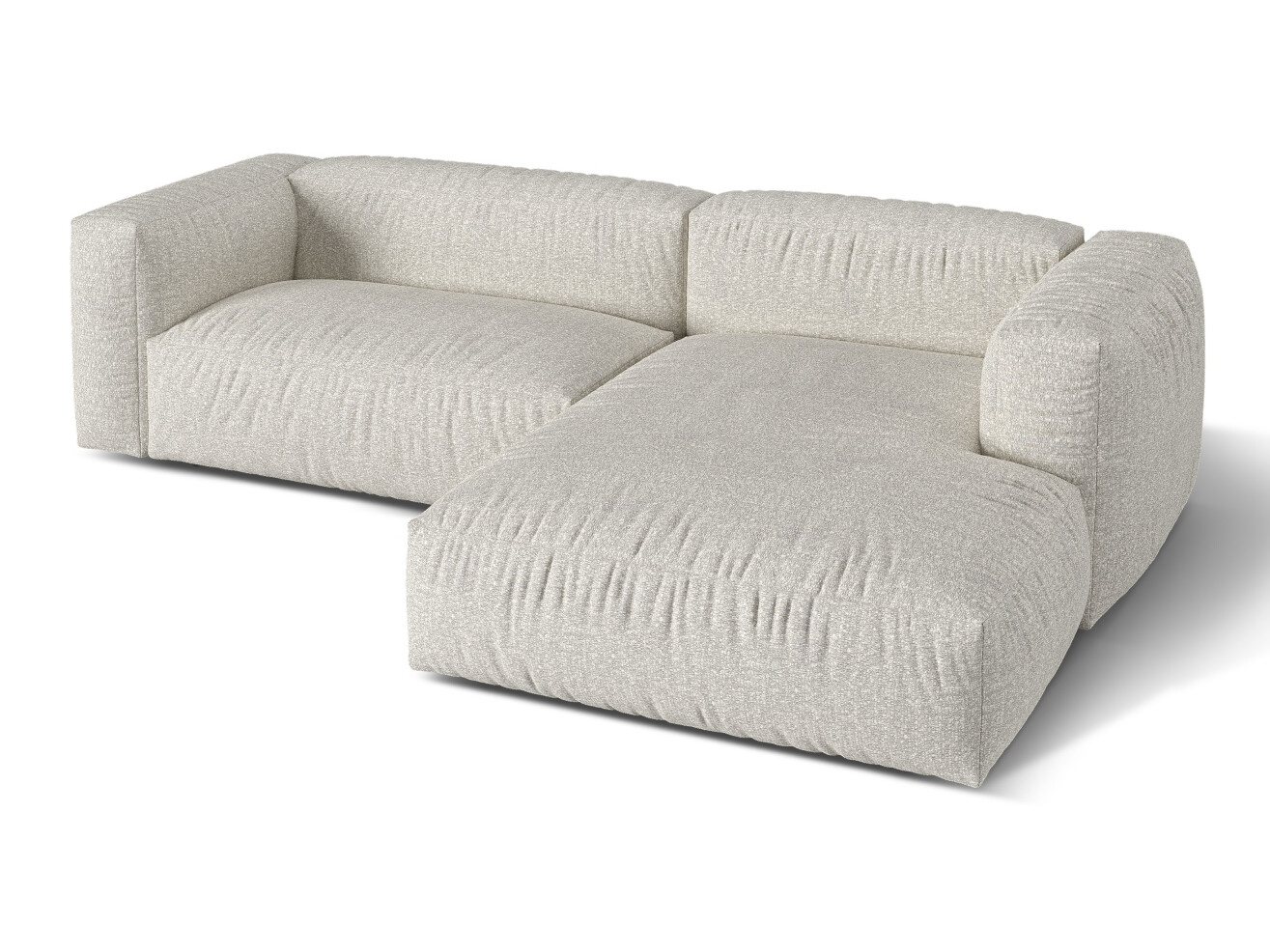 Modulares Ecksofa Sorcoro 122 (Monet Pearl)