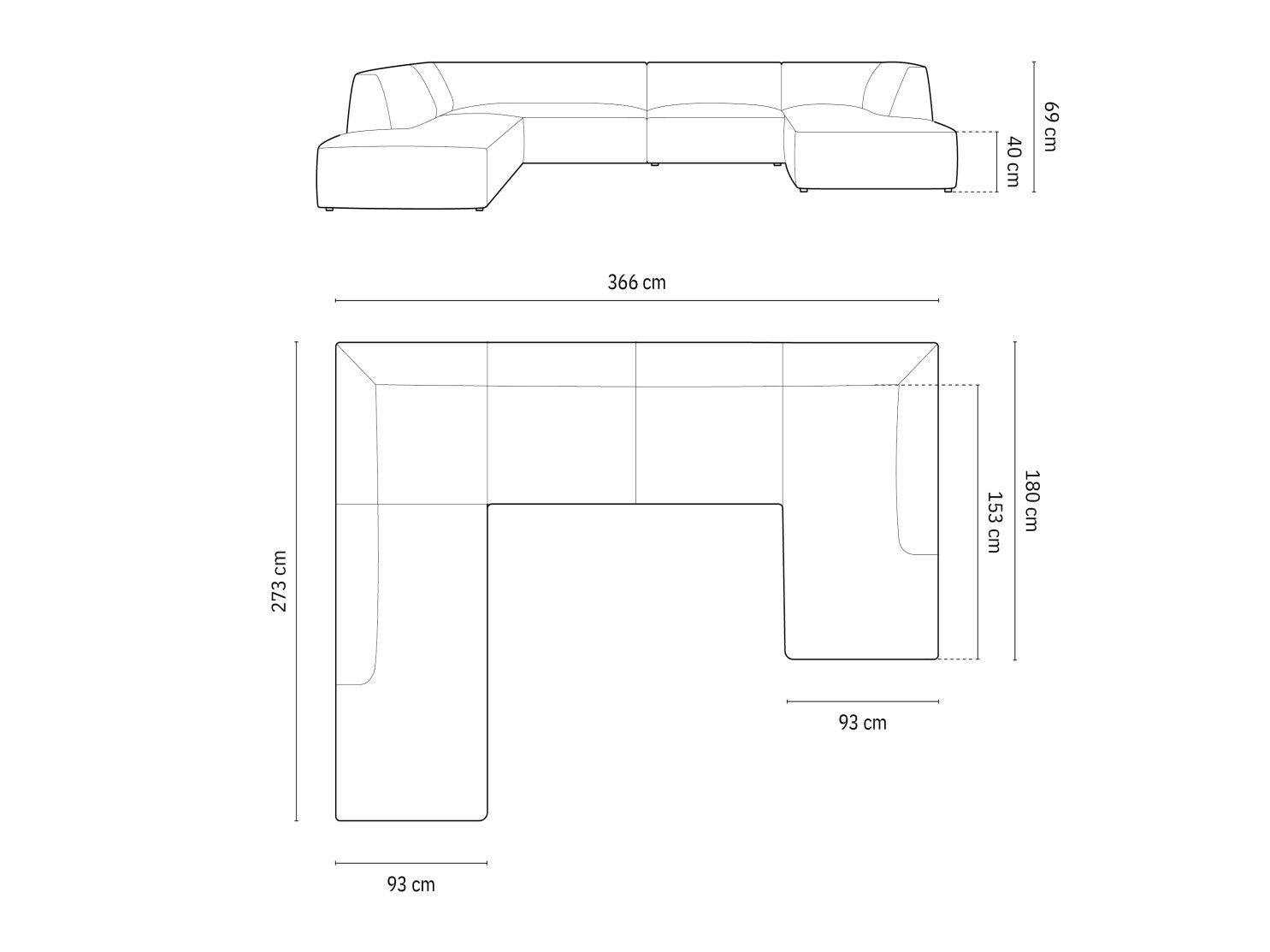 Ecksofa Vermaru 108 (Scala Asche)