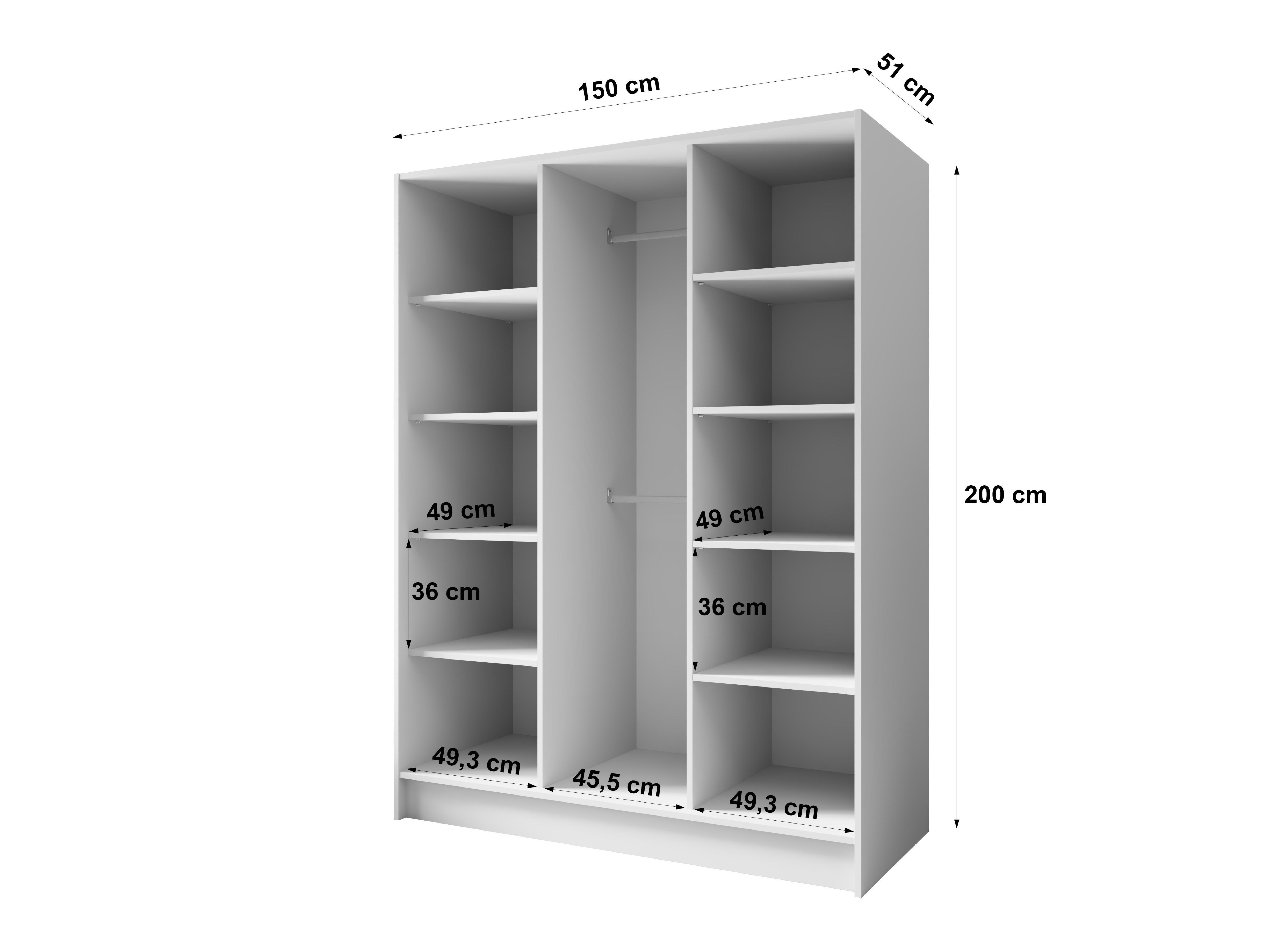 Kleiderschrank Arecibo 112