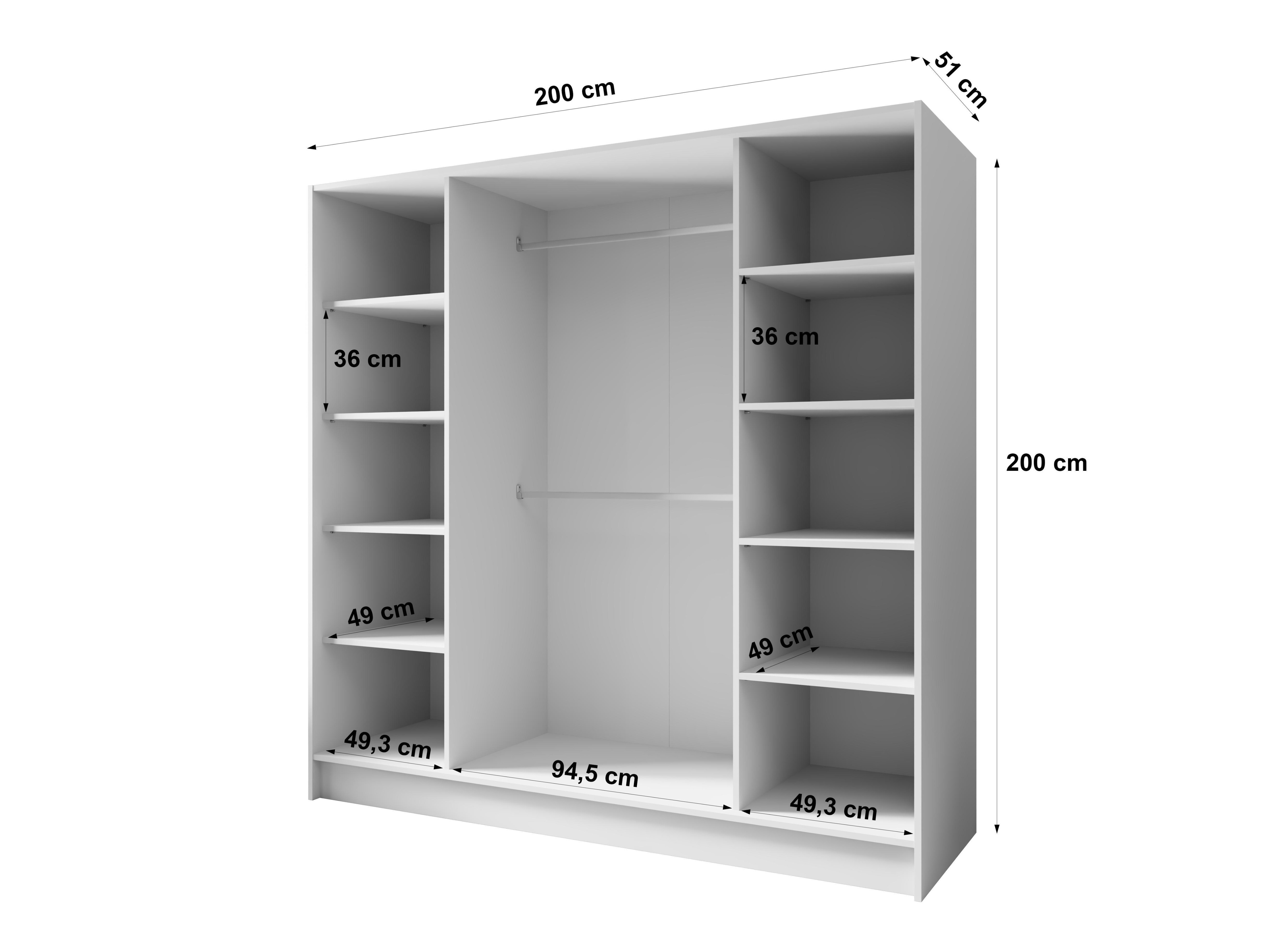 Kleiderschrank Arecibo 113