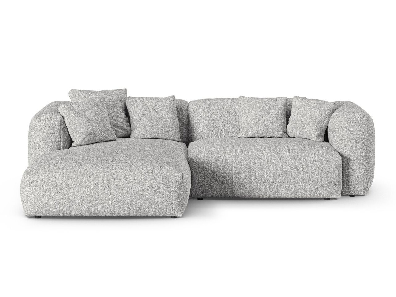 Modulares Ecksofa Sorcoro 123 (Monet Silver)