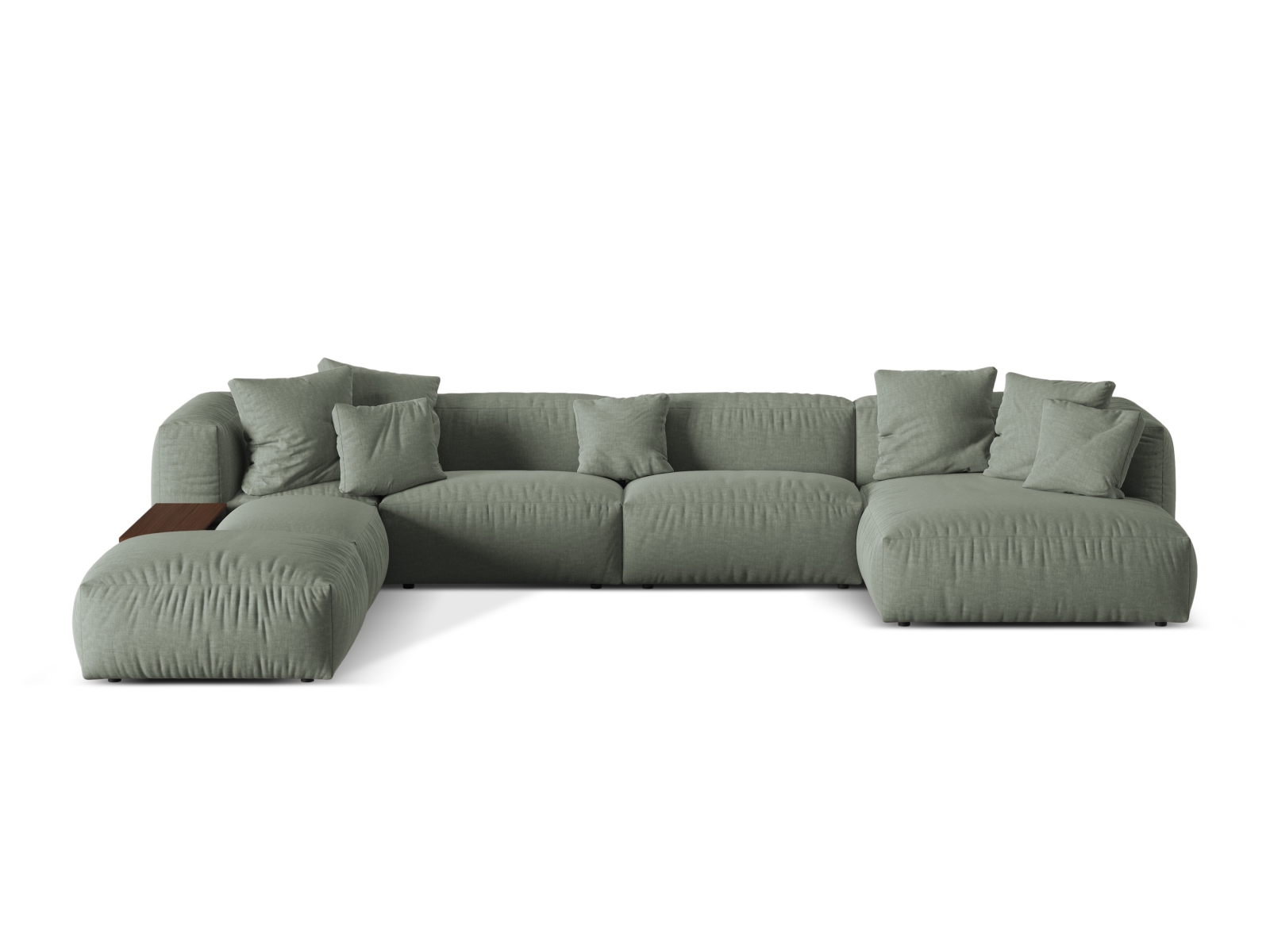 Modulares Ecksofa Sorcoro 124 (Boston Water Green)