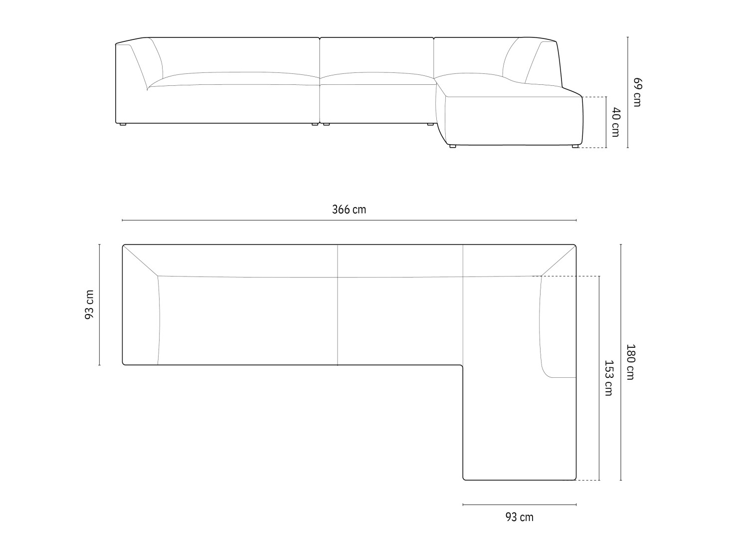 Ecksofa Vermaru 107 (Ottawa 14)