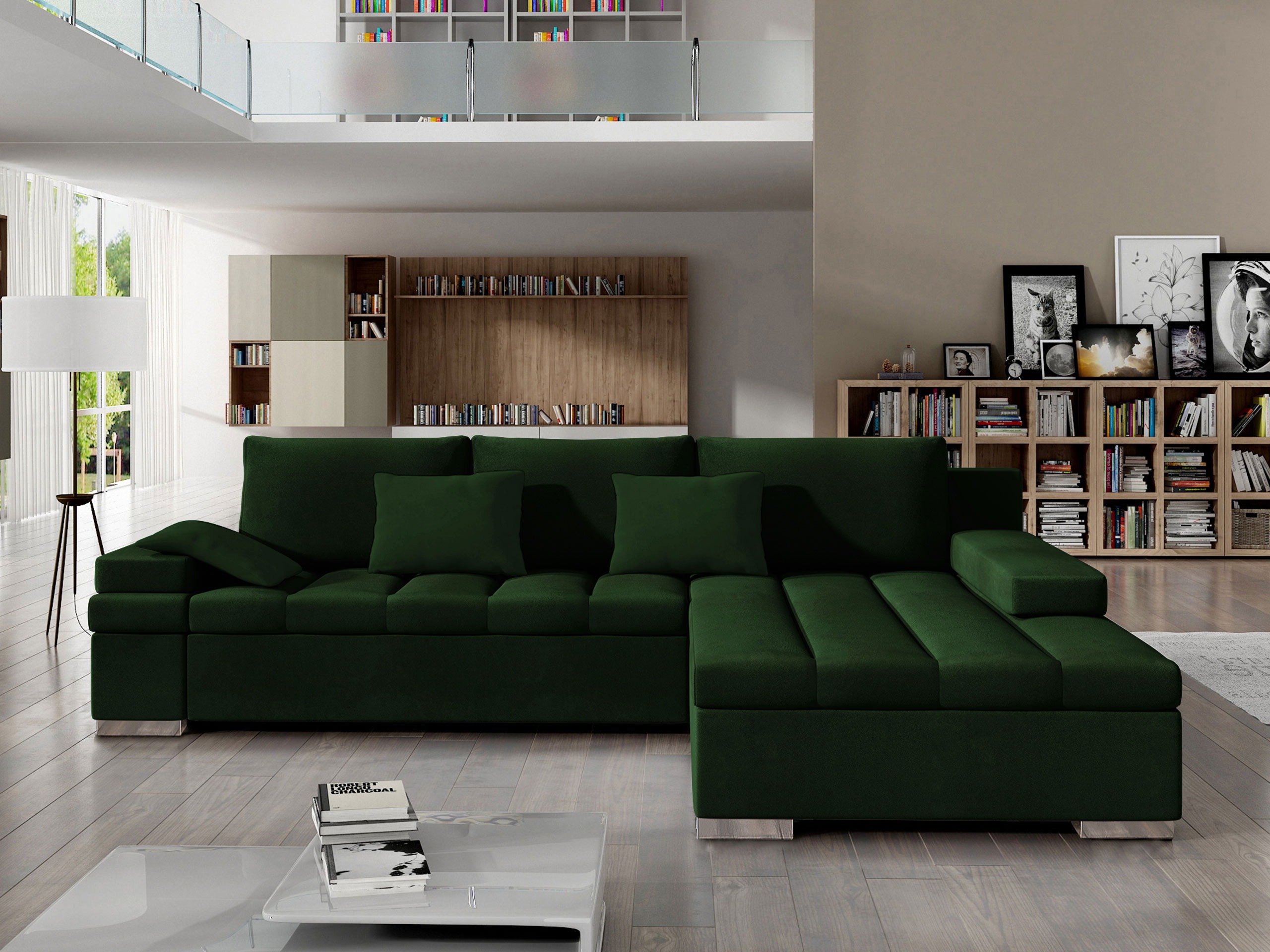 Ecksofa Comfivo Olivetum (Rechts)