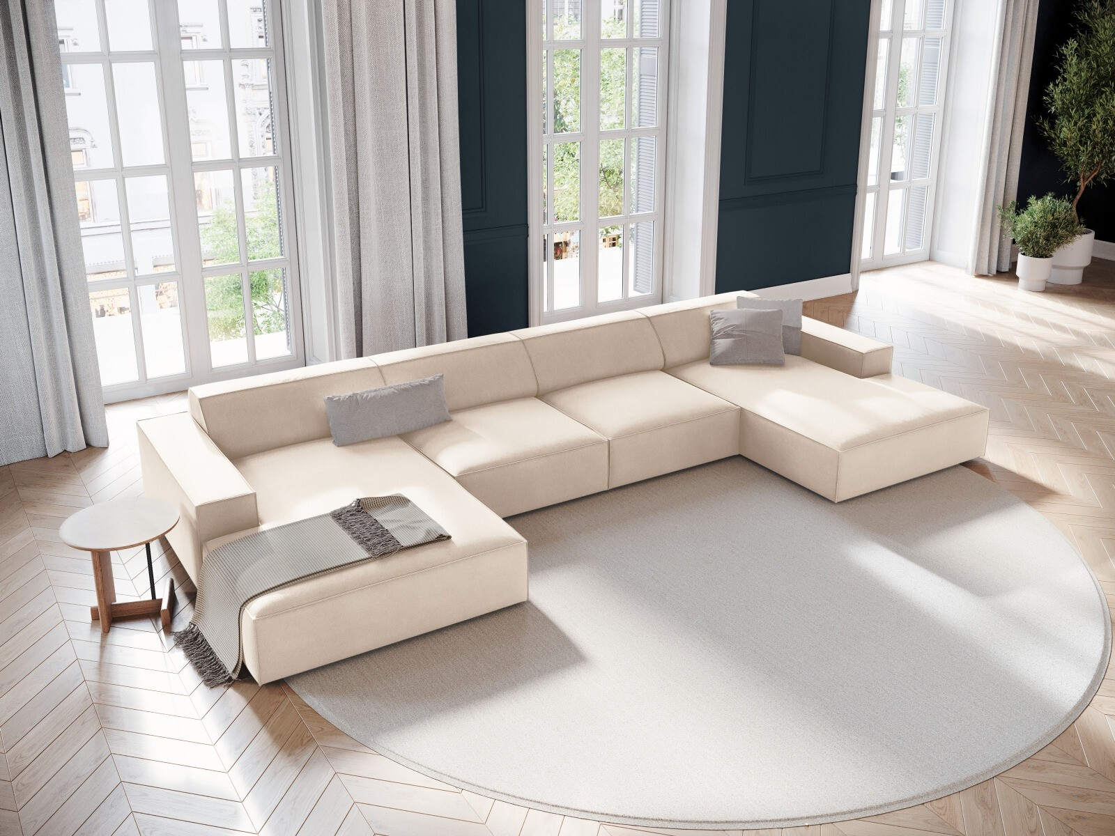 Modulares Ecksofa Lomcalu 122 (Bluvel 22)