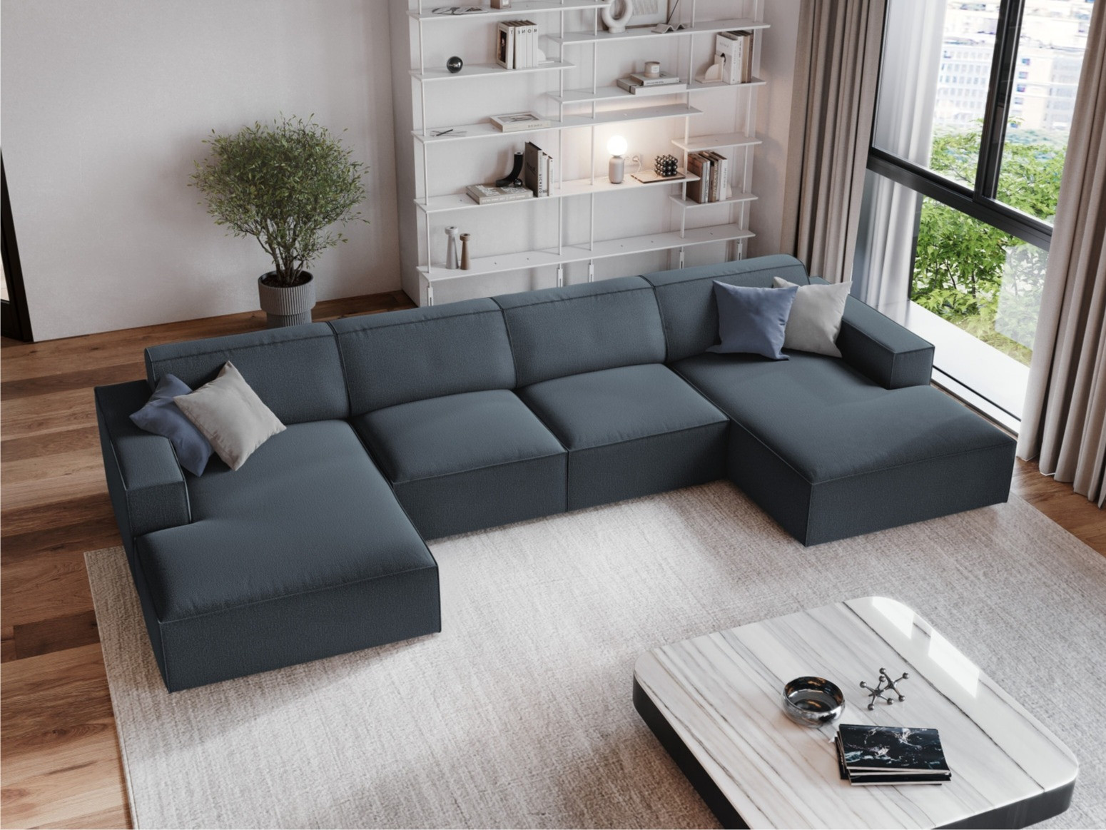 Modulares Ecksofa Lomcalu 122 (Megan 361)