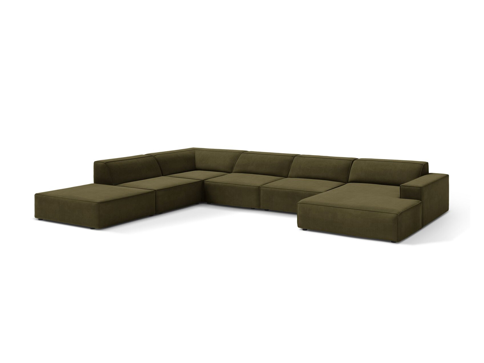 Modulares Ecksofa Lomcalu 123 (Bluvel 77)