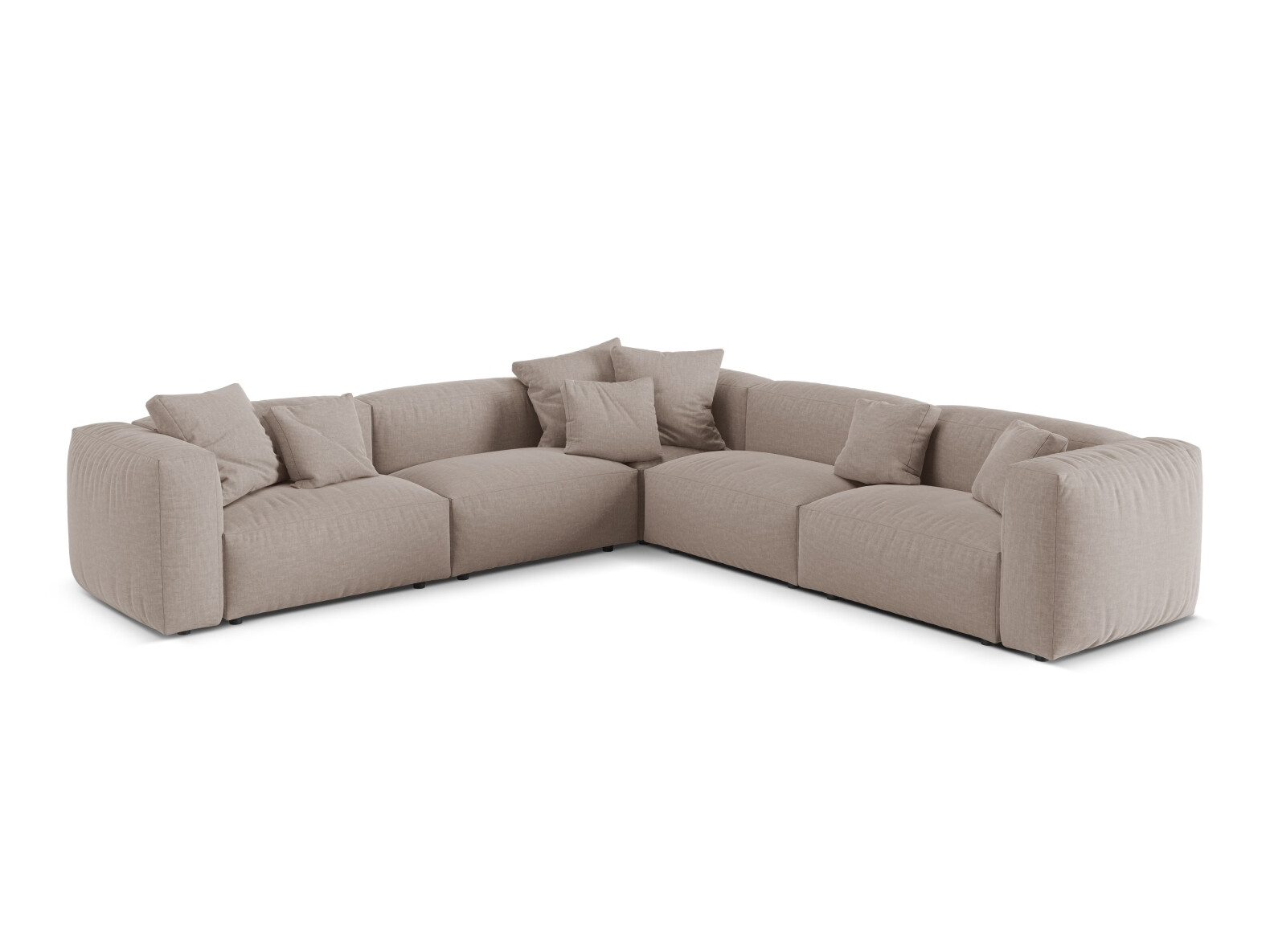 Modulares Ecksofa Sorcoro 130 (Boston Trufa)