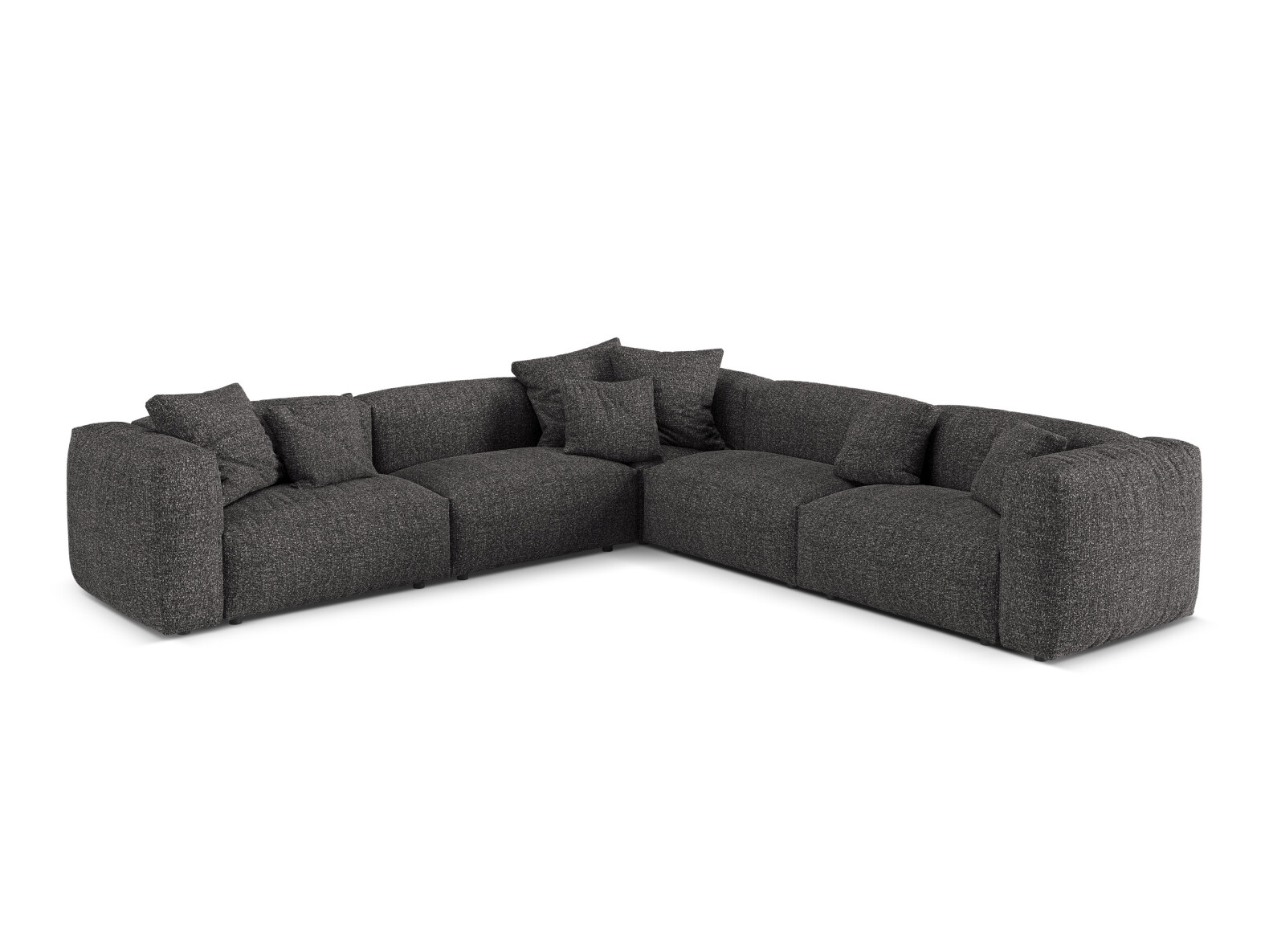 Modulares Ecksofa Sorcoro 130 (Monet Anthracite)