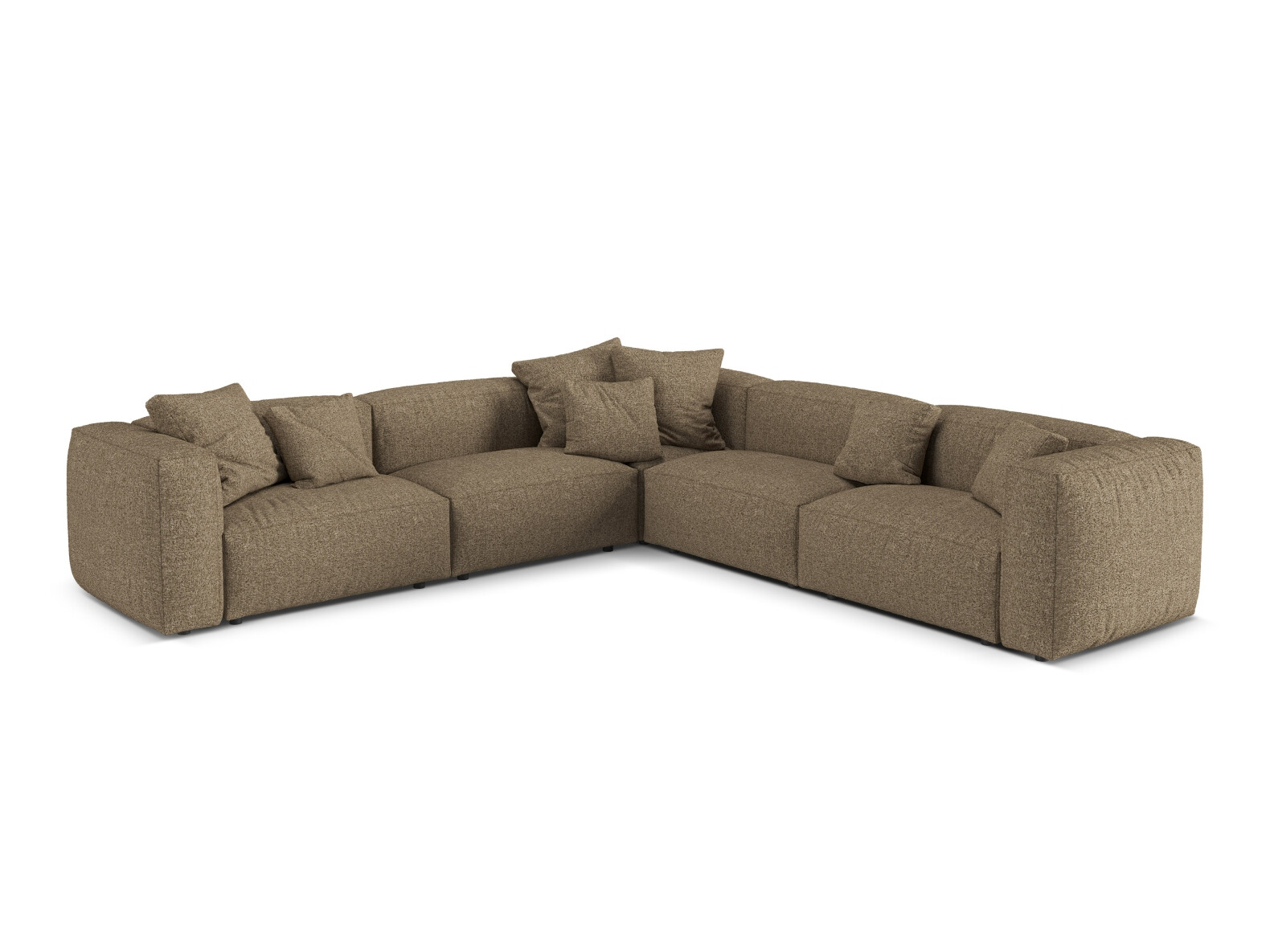Modulares Ecksofa Sorcoro 130 (Monet Cappucinein)