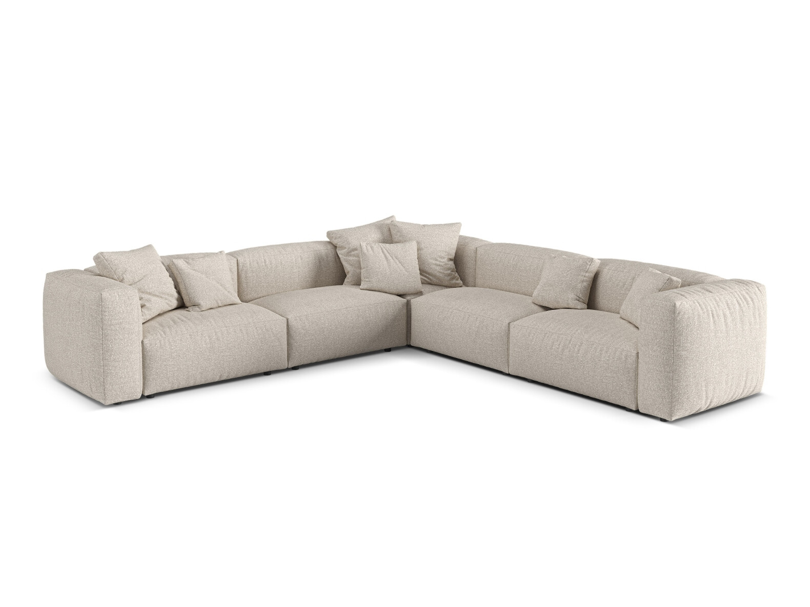 Modulares Ecksofa Sorcoro 130 (Monet Sand)