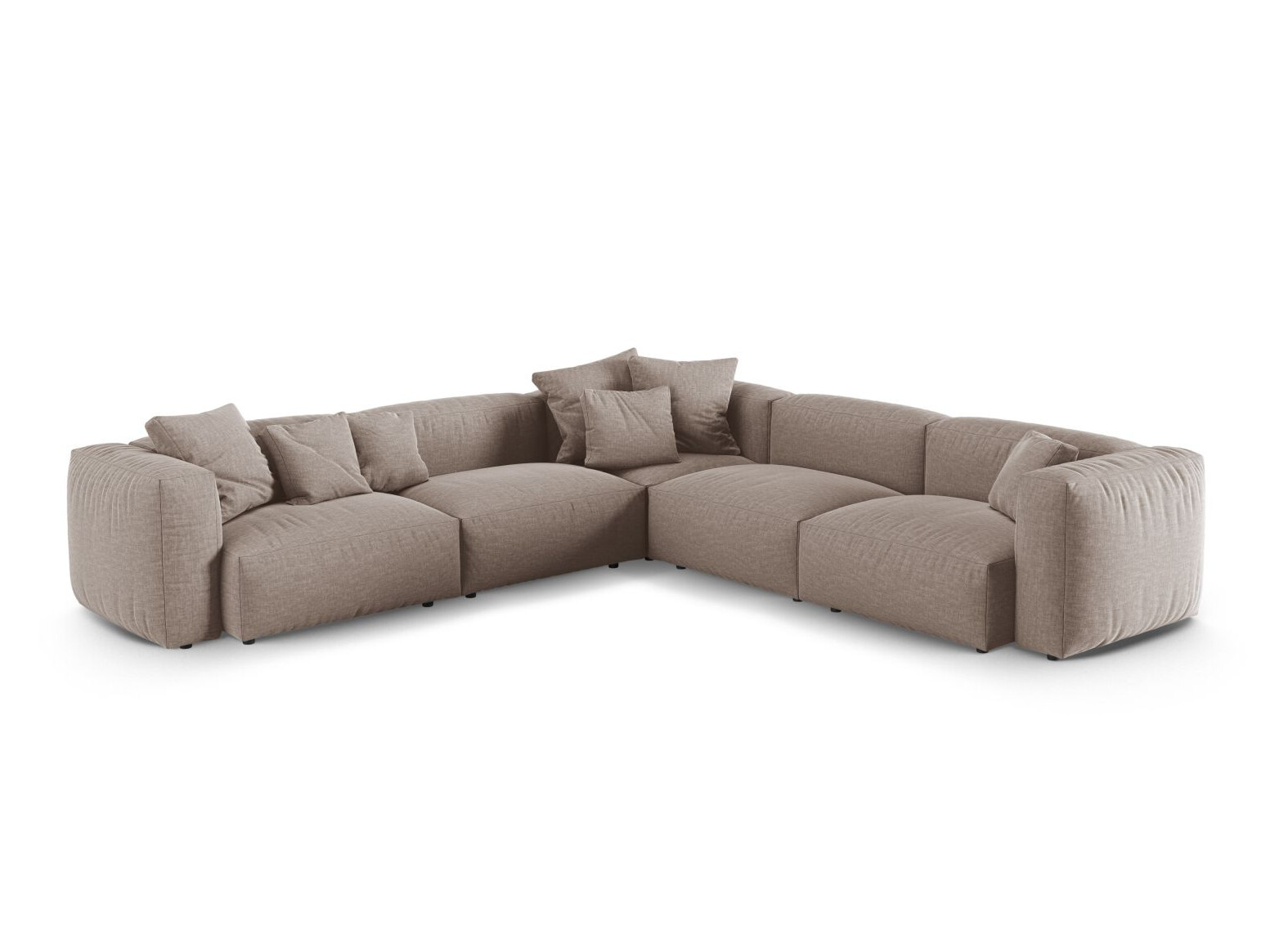 Modulares Ecksofa Sorcoro 131 (Boston Trufa)