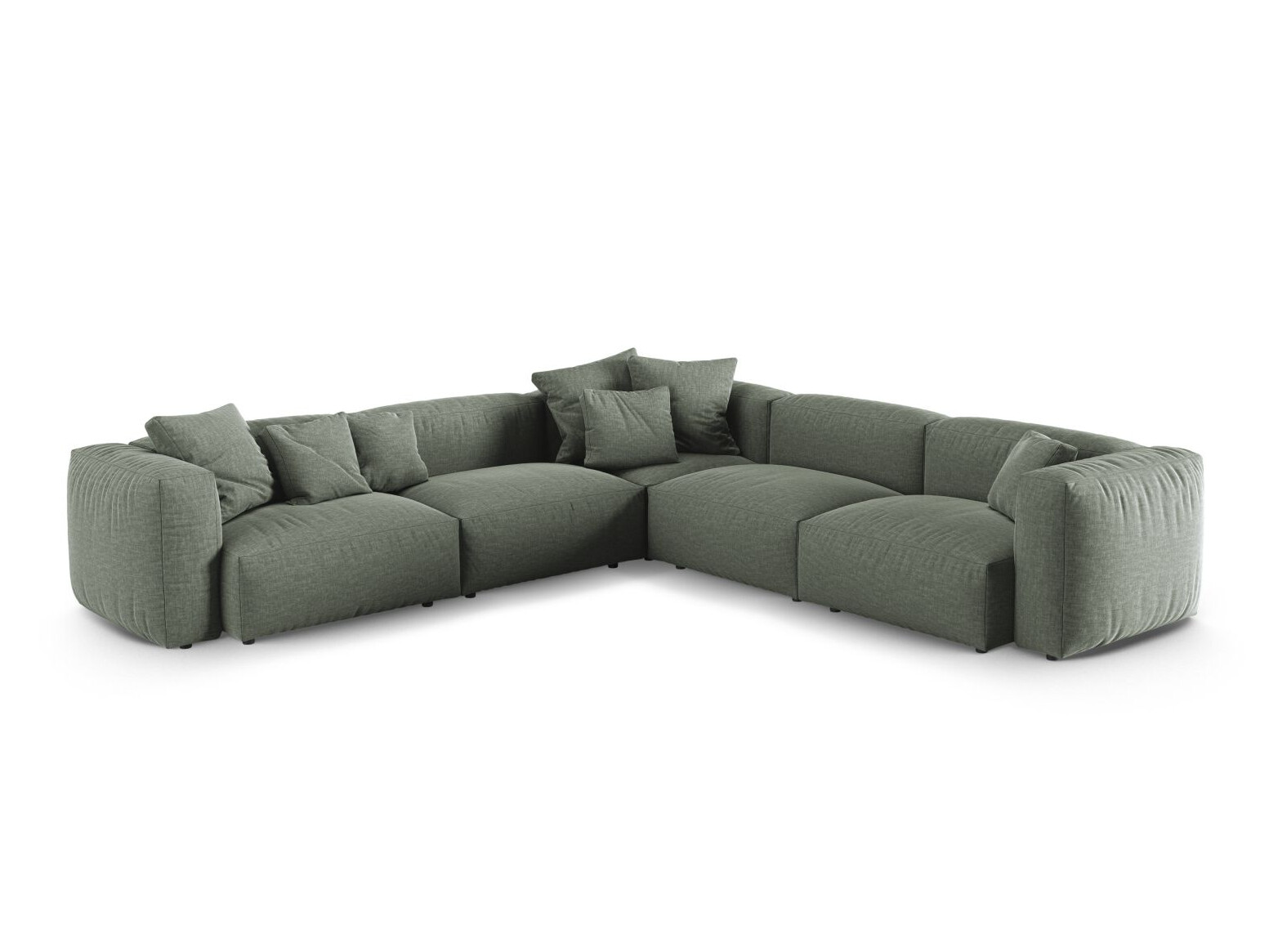 Modulares Ecksofa Sorcoro 131 (Boston Water Green)