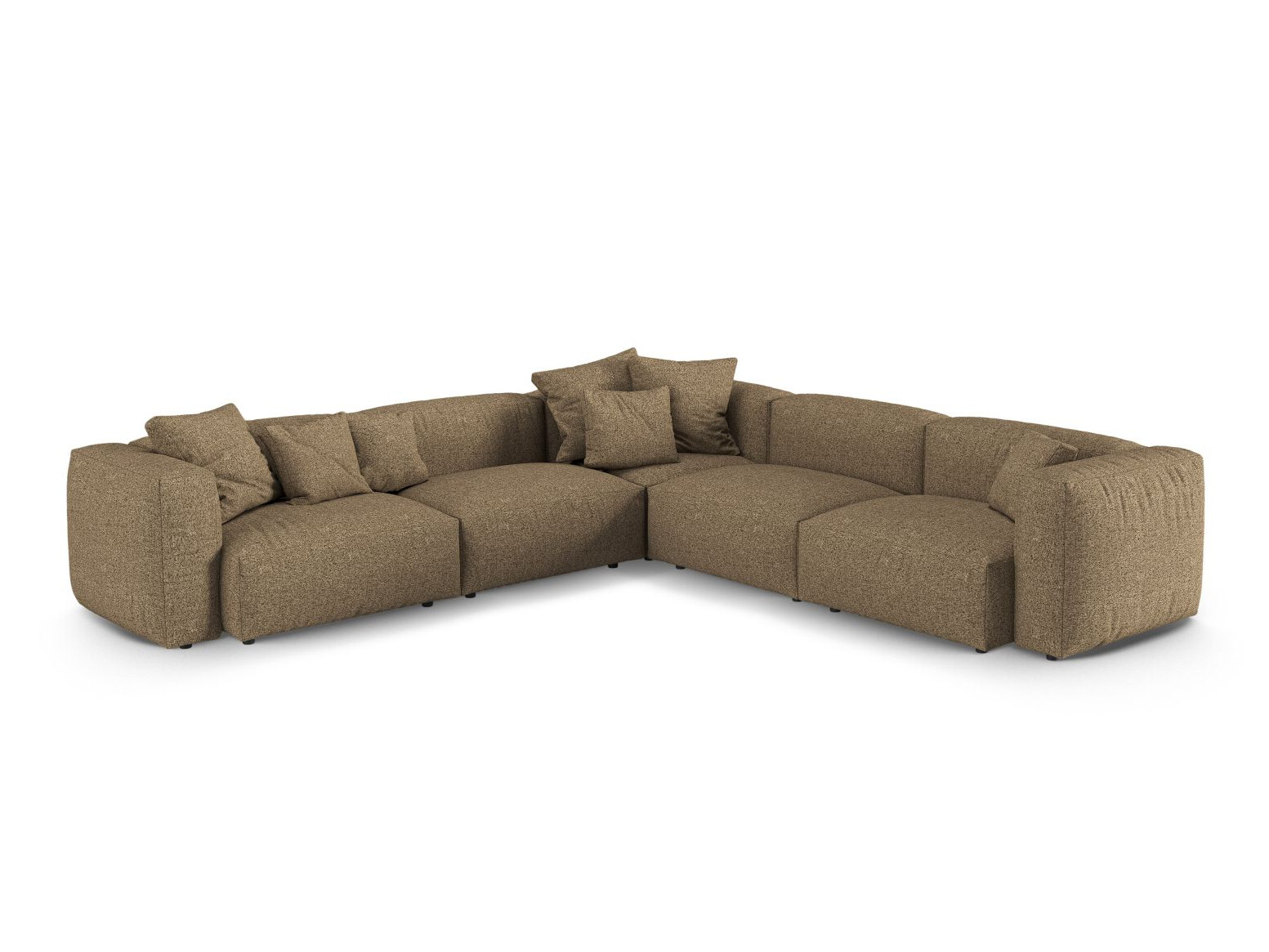 Modulares Ecksofa Sorcoro 131 (Monet Cappucinicht)