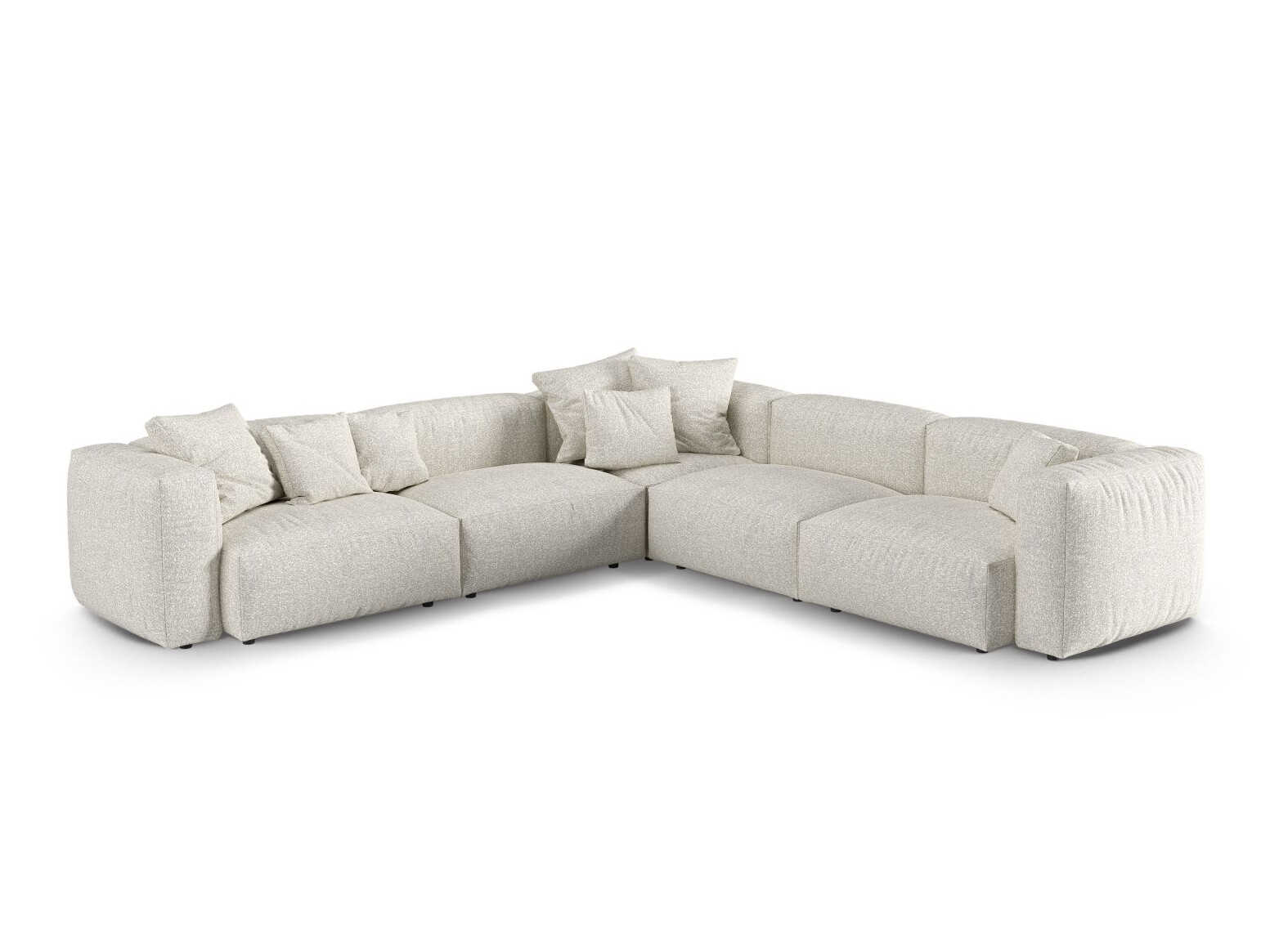 Modulares Ecksofa Sorcoro 131 (Monet Pearl)
