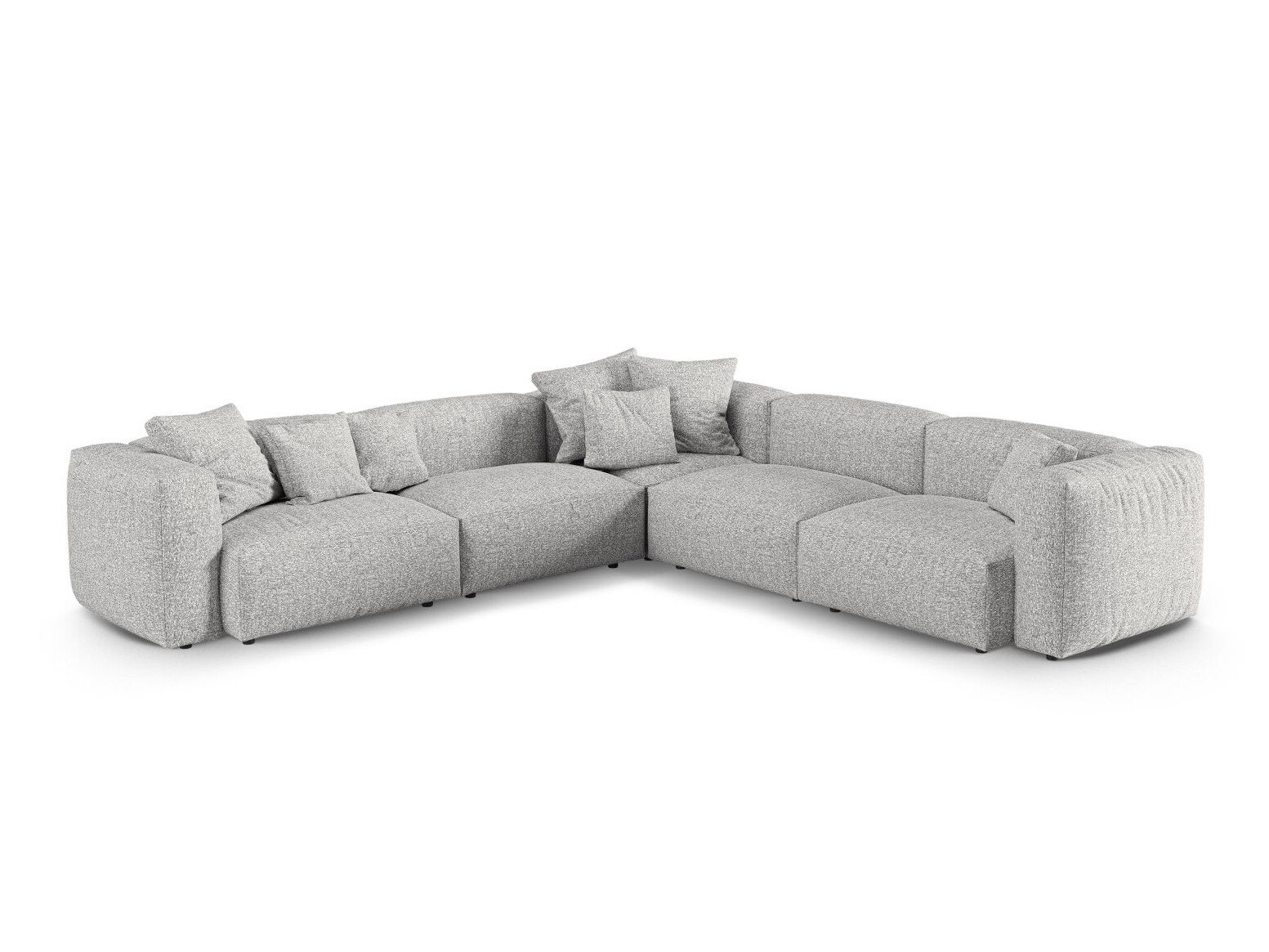 Modulares Ecksofa Sorcoro 131 (Monet Silver)