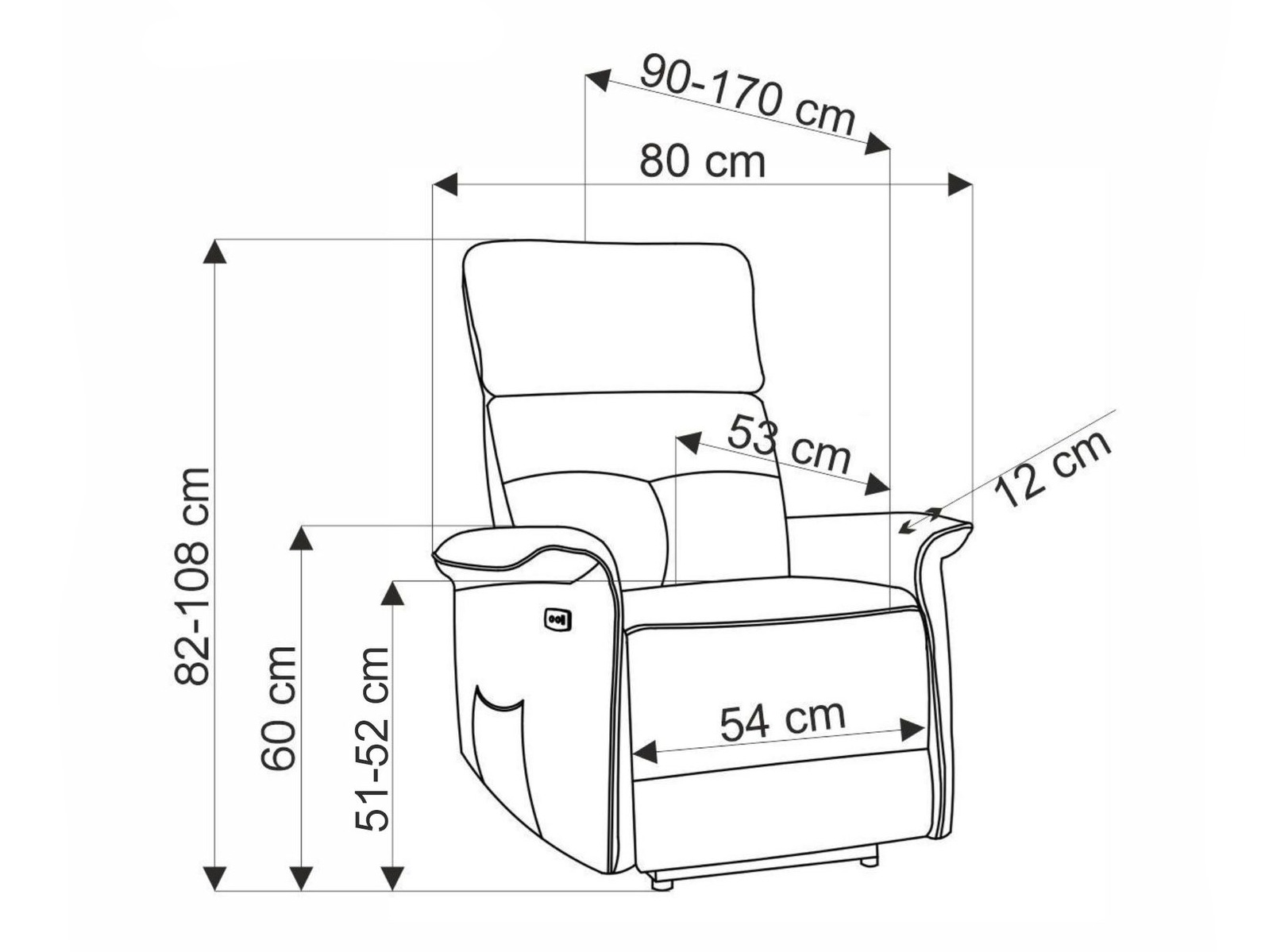 Sessel Liegesessel SD2904